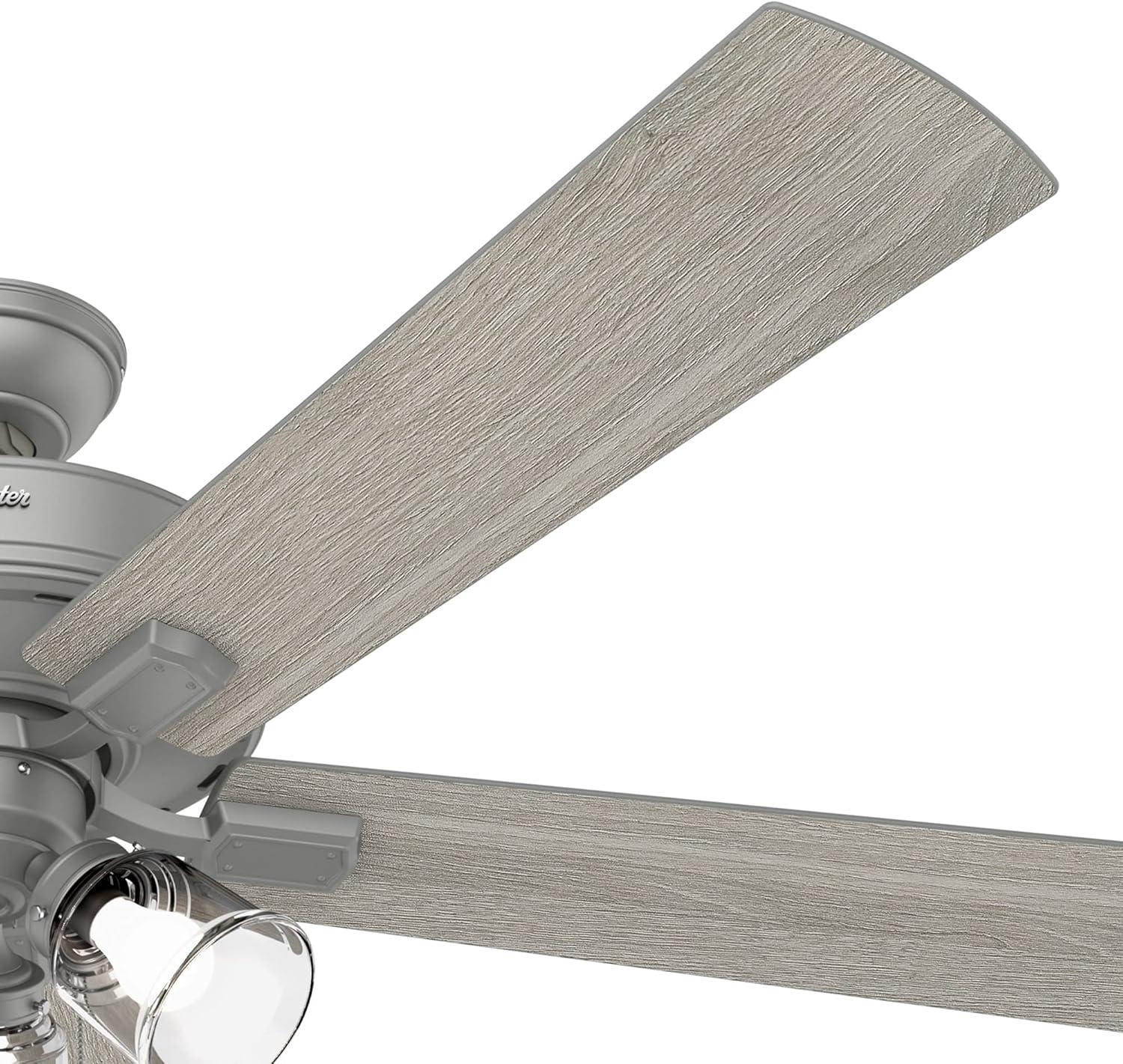 Hunter Fan 60" Crestfield 5 - Blade Ceiling Fan with Pull Chain and Light Kit Included