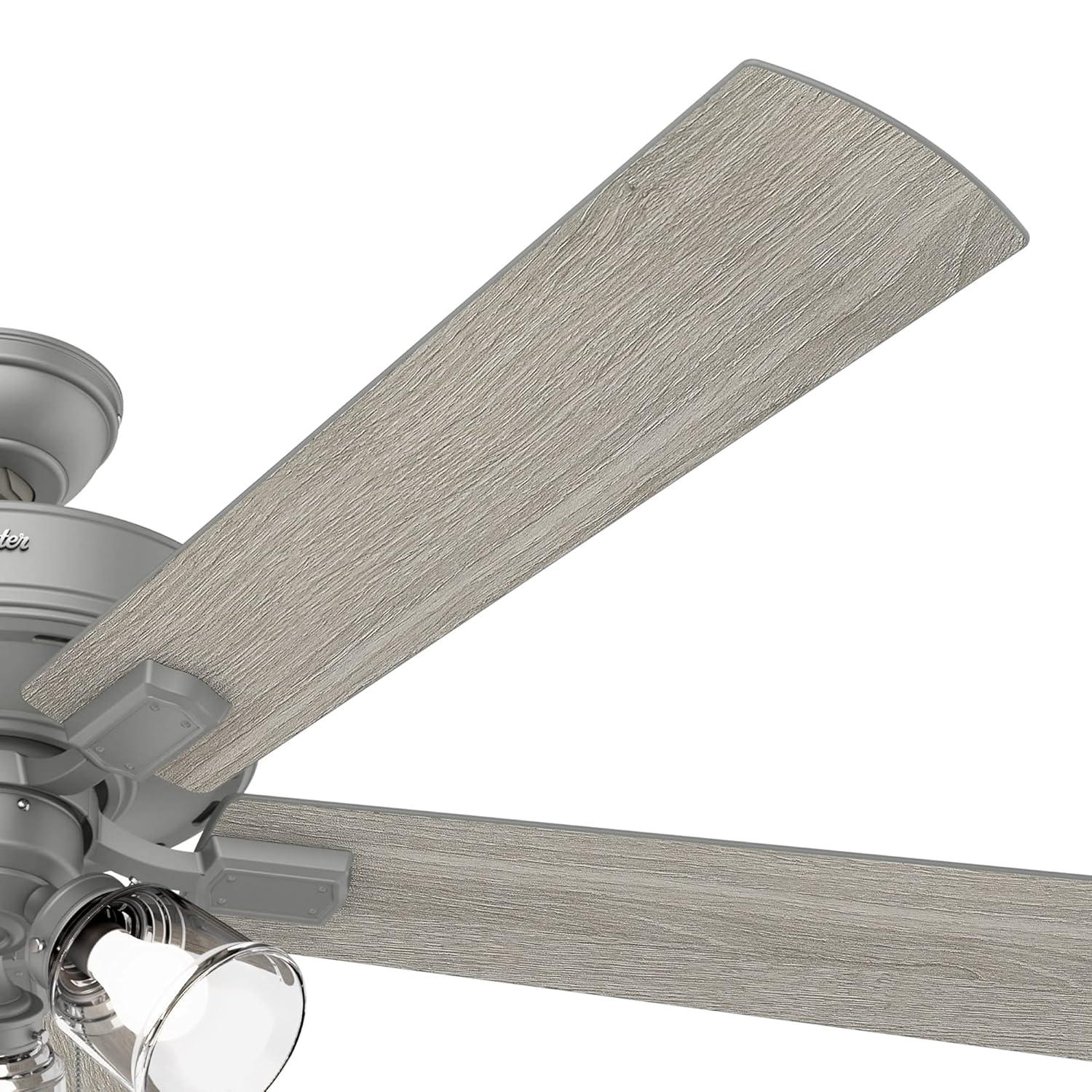 Hunter Fan 60" Crestfield 5 - Blade Ceiling Fan with Pull Chain and Light Kit Included