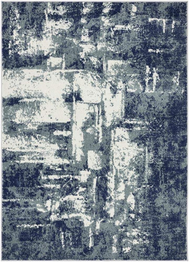 Luxe Weavers Abstract Modern Area Rug, Blue 6x9