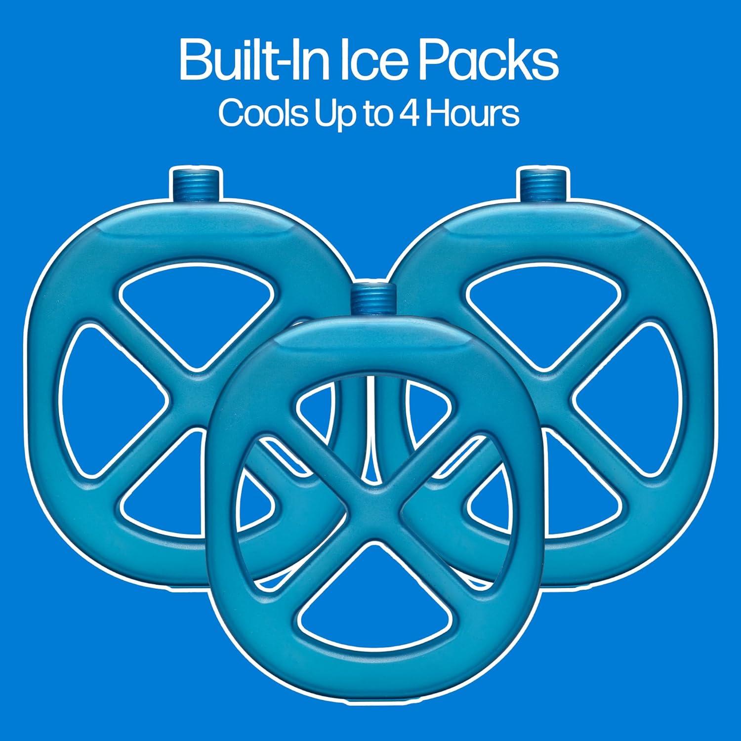 Arctic Air Ice Jet Air Cooler, 3 Speed Portable Cooler with LED, Lightweight & Compact Space Cooler