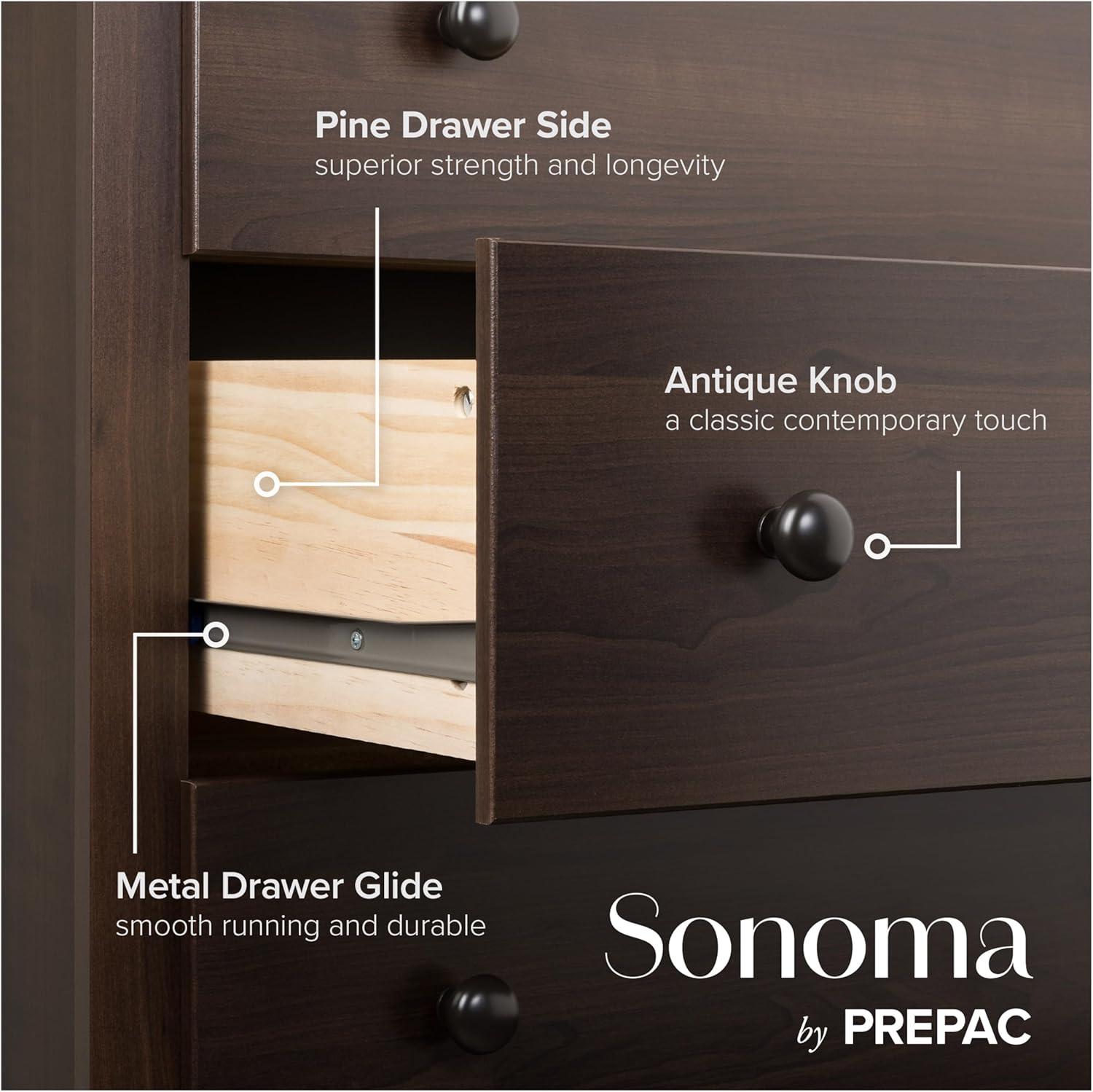 Sonoma 8 Drawer Dresser - Prepac