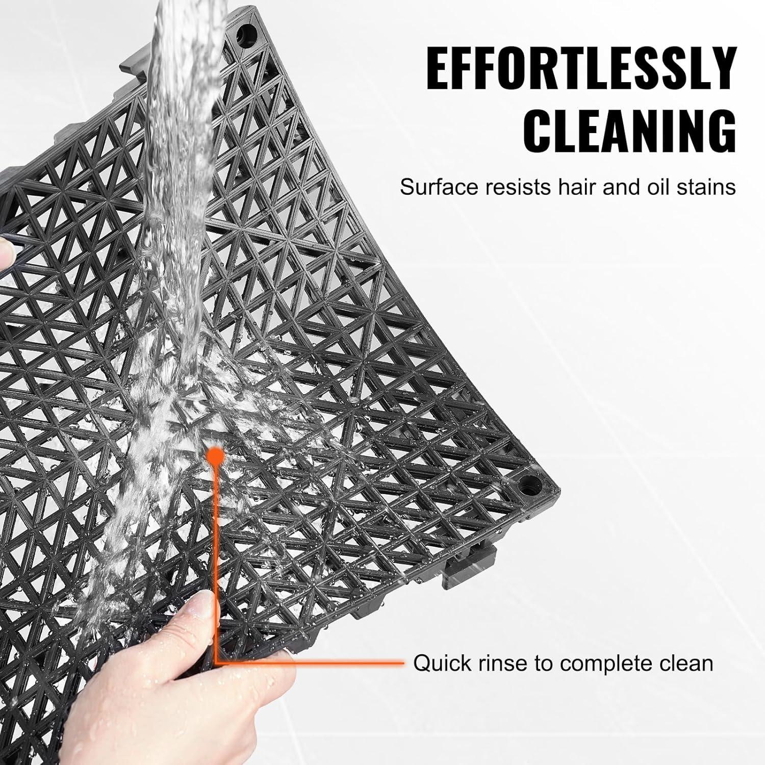 VEVOR 12" x 12" Outdoor Deck Tiles (Set of 12)