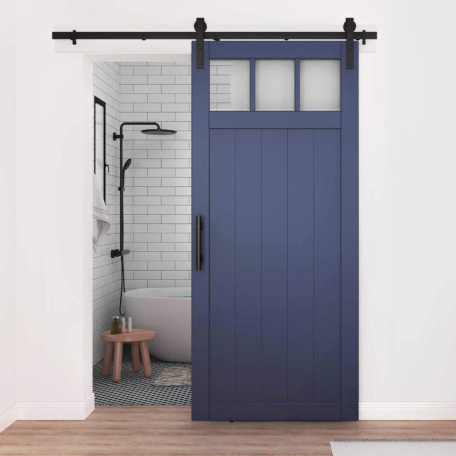 National Hardware Standard Single Barn Door Hardware Kit