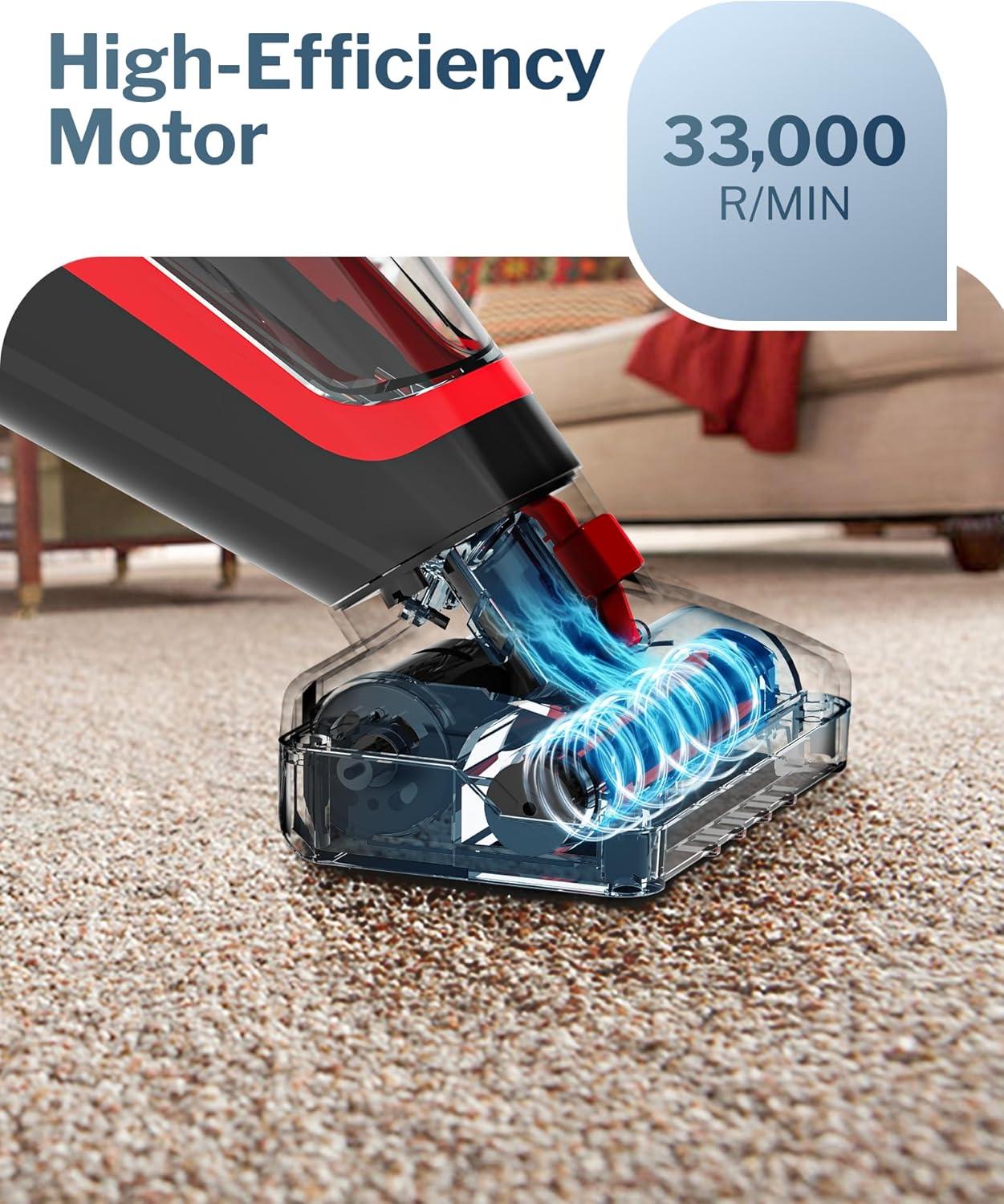 Pet Hair Handheld Vacuum, Car Vacuum Portable Cordless With Reusable Filter And Motorized Brush, Hand Vacuum Cordless Rechargeable For Carpet, Couch & Stairs