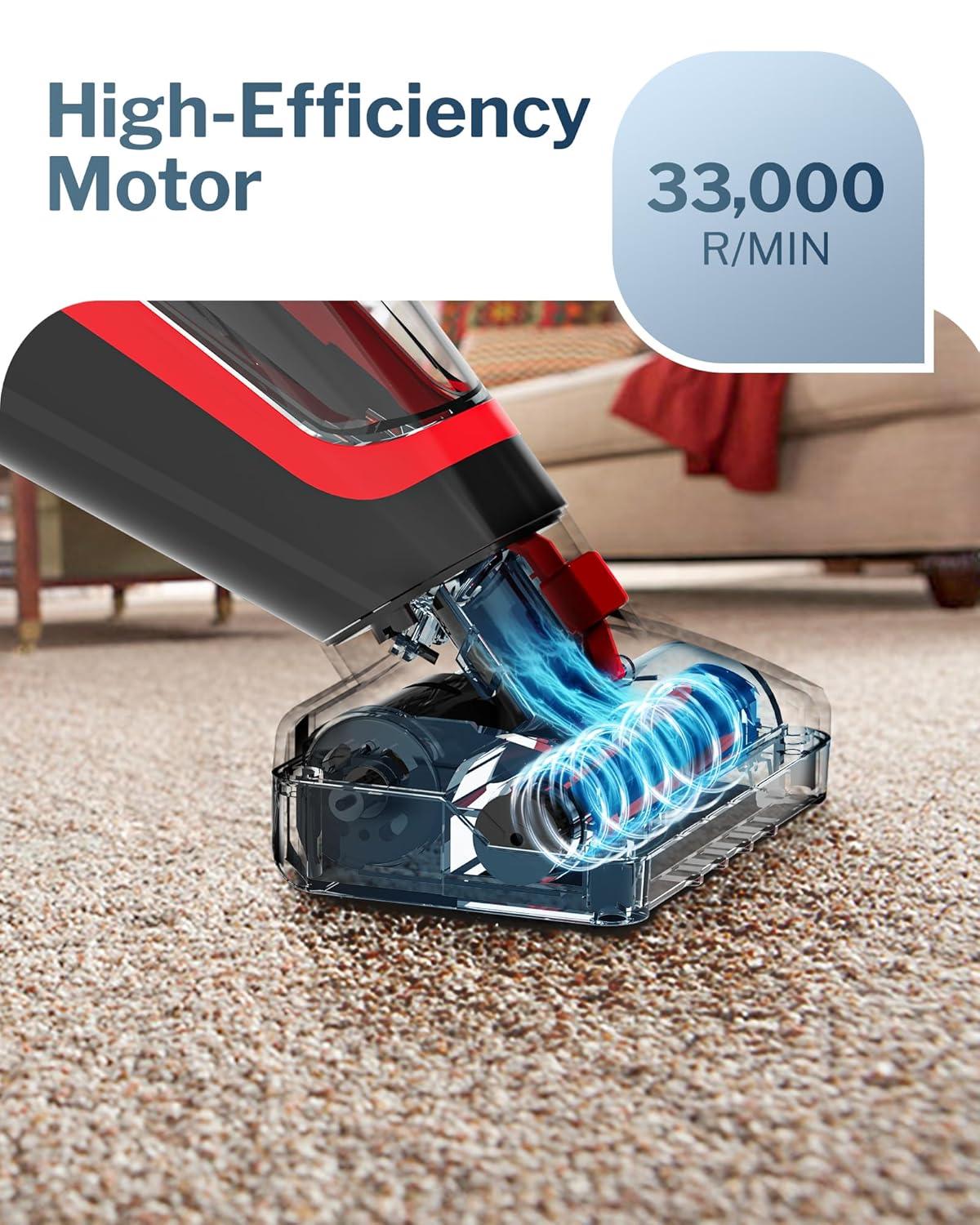 Pet Hair Handheld Vacuum, Car Vacuum Portable Cordless With Reusable Filter And Motorized Brush, Hand Vacuum Cordless Rechargeable For Carpet, Couch & Stairs