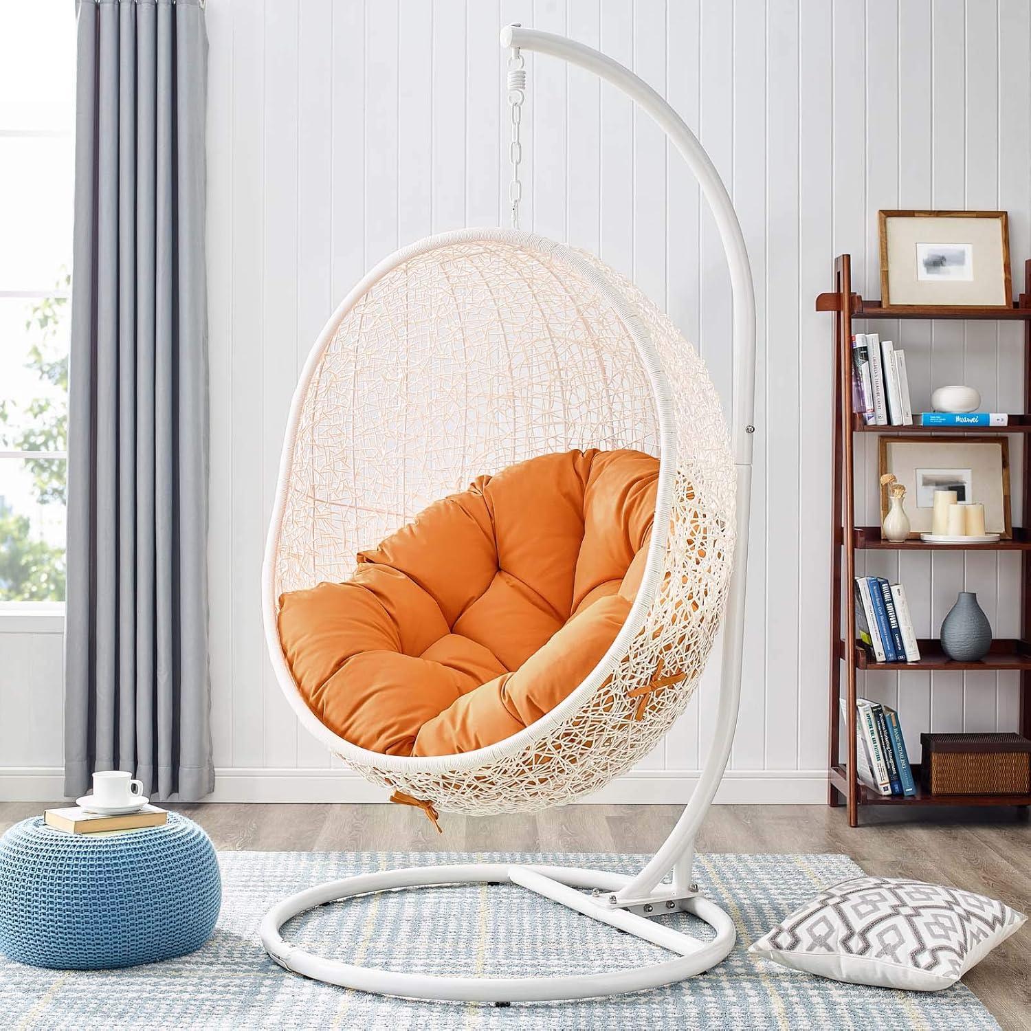 Modway Modway Hide Outdoor Patio Swing Chair with Stand