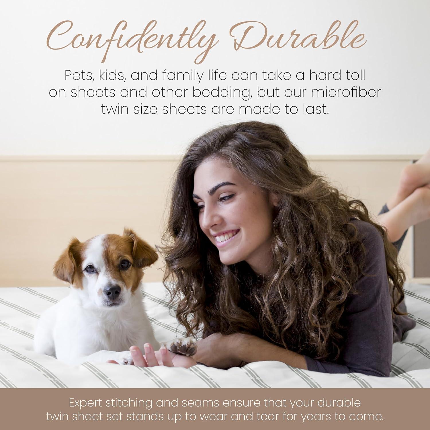 Noble Linens Gray Reversible Chevron Sleep Print 3-Piece Duvet Cover Set, King/CalKing