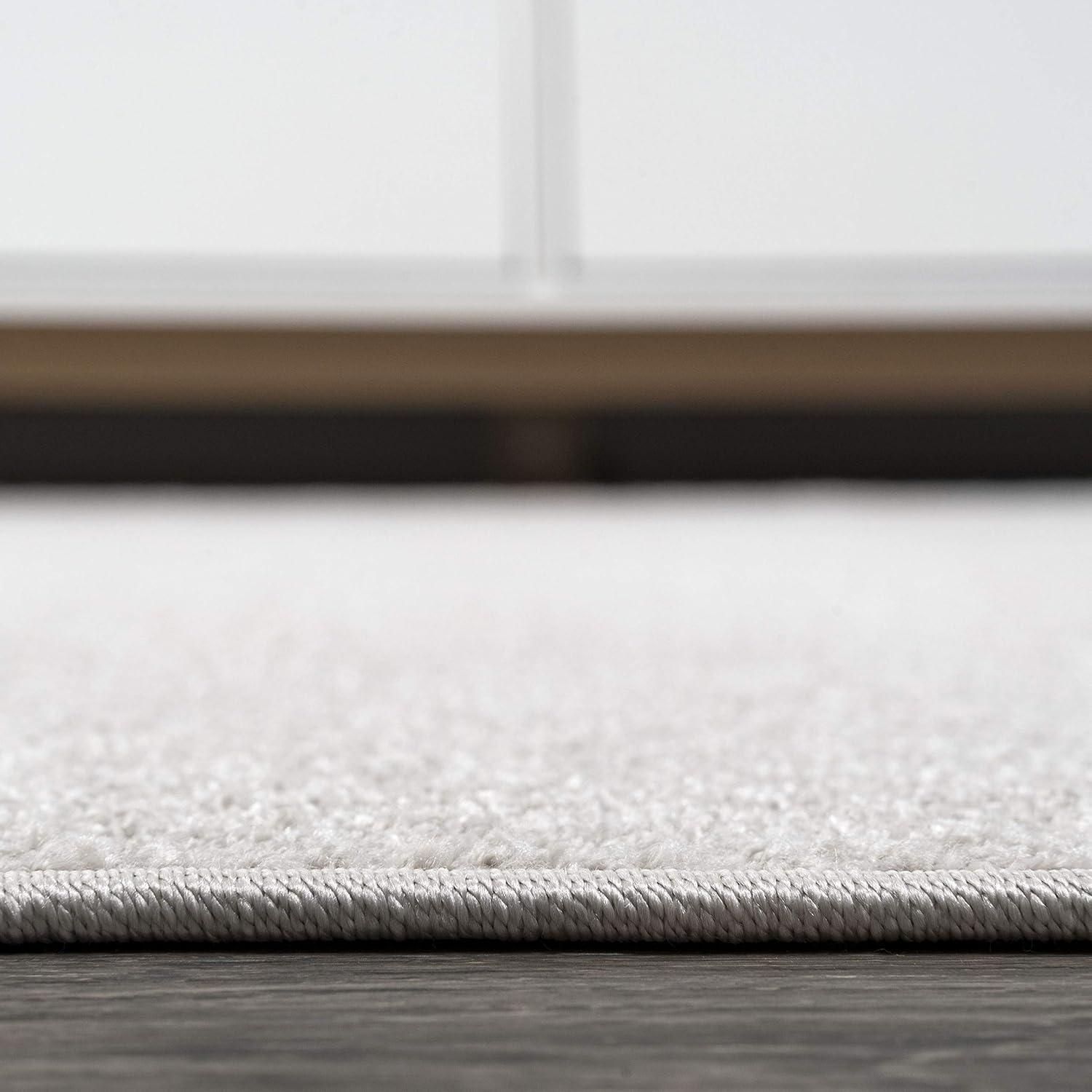 Haze Solid Low-Pile Indoor Area Rug - JONATHAN Y