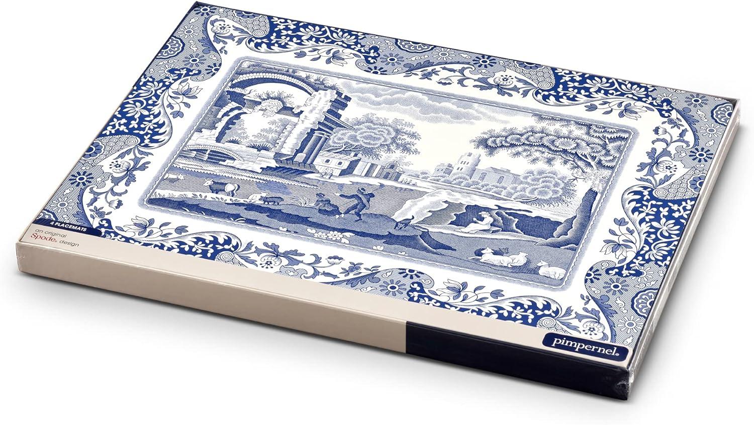 Pimpernel Blue Italian Placemats 15.7 X 11.7"