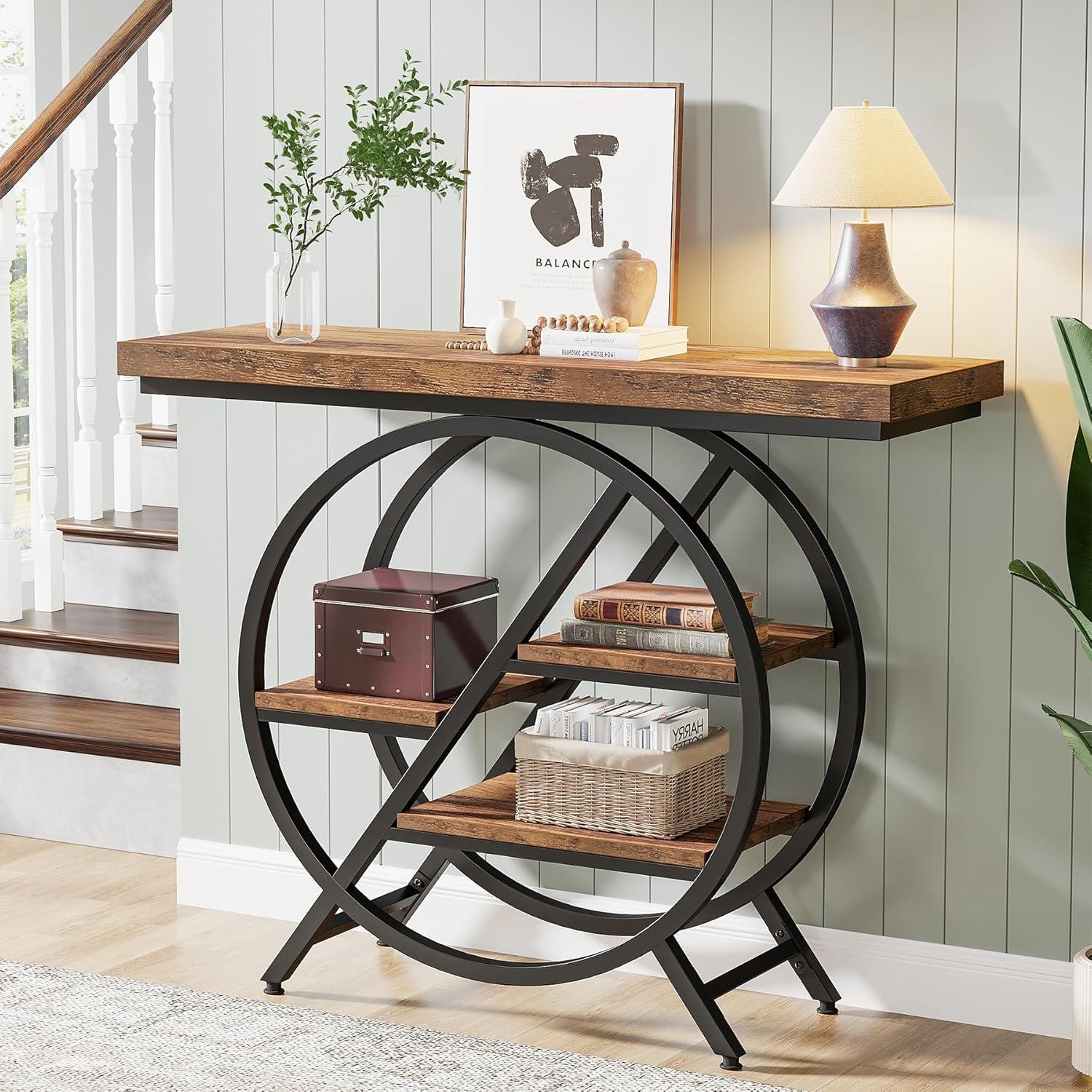 Tribesigns 39.4" 4-Tier Console Table