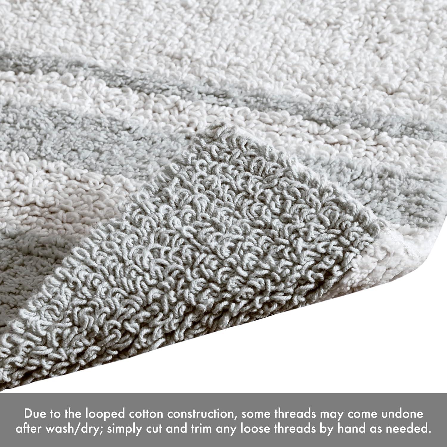 Madison Park Cotton Reversible Bath Rug