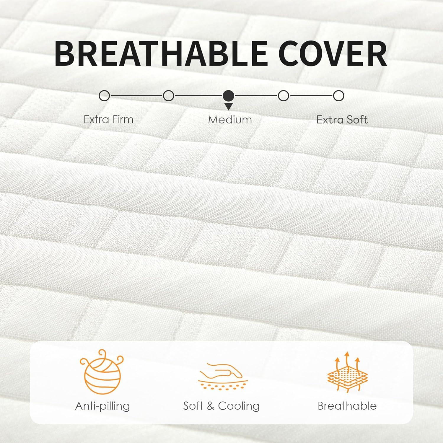 Alwyn Home Medium Hybrid Mattress In a Box