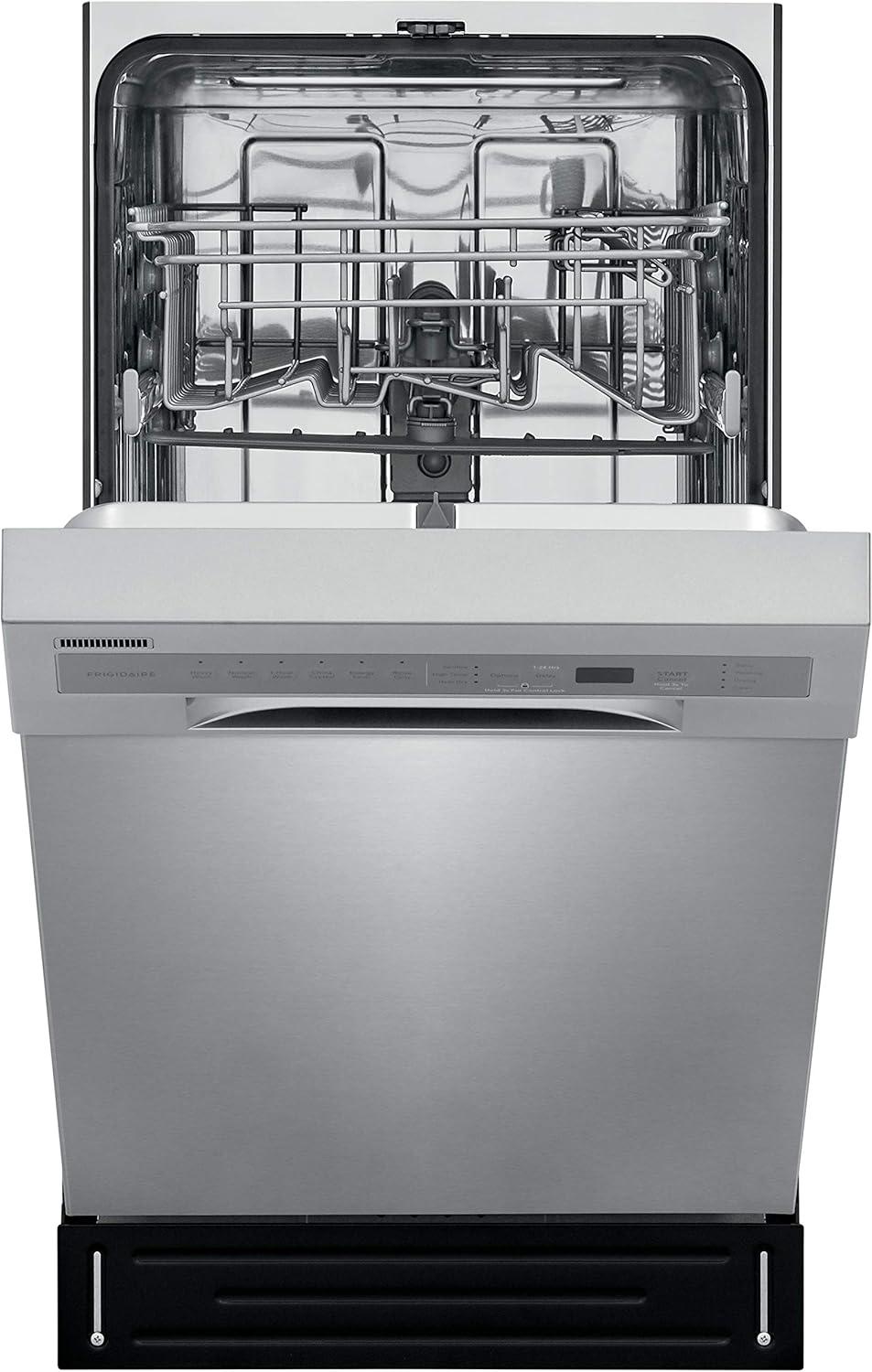 Frigidaire Frigidaire Series 18" 52 dBA Built-in Full Console Dishwasher with Cycle Status Indicators FFBD1831US