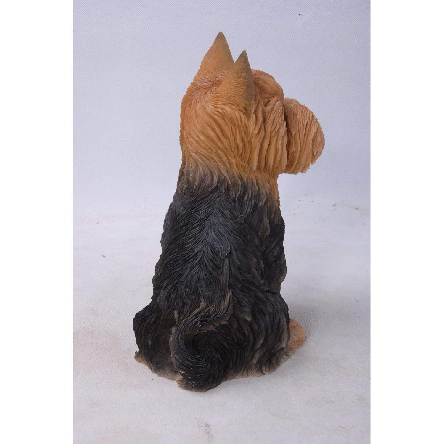 Hi-Line Gift Ltd. Sitting Yorkshire Terrier Dog Statue