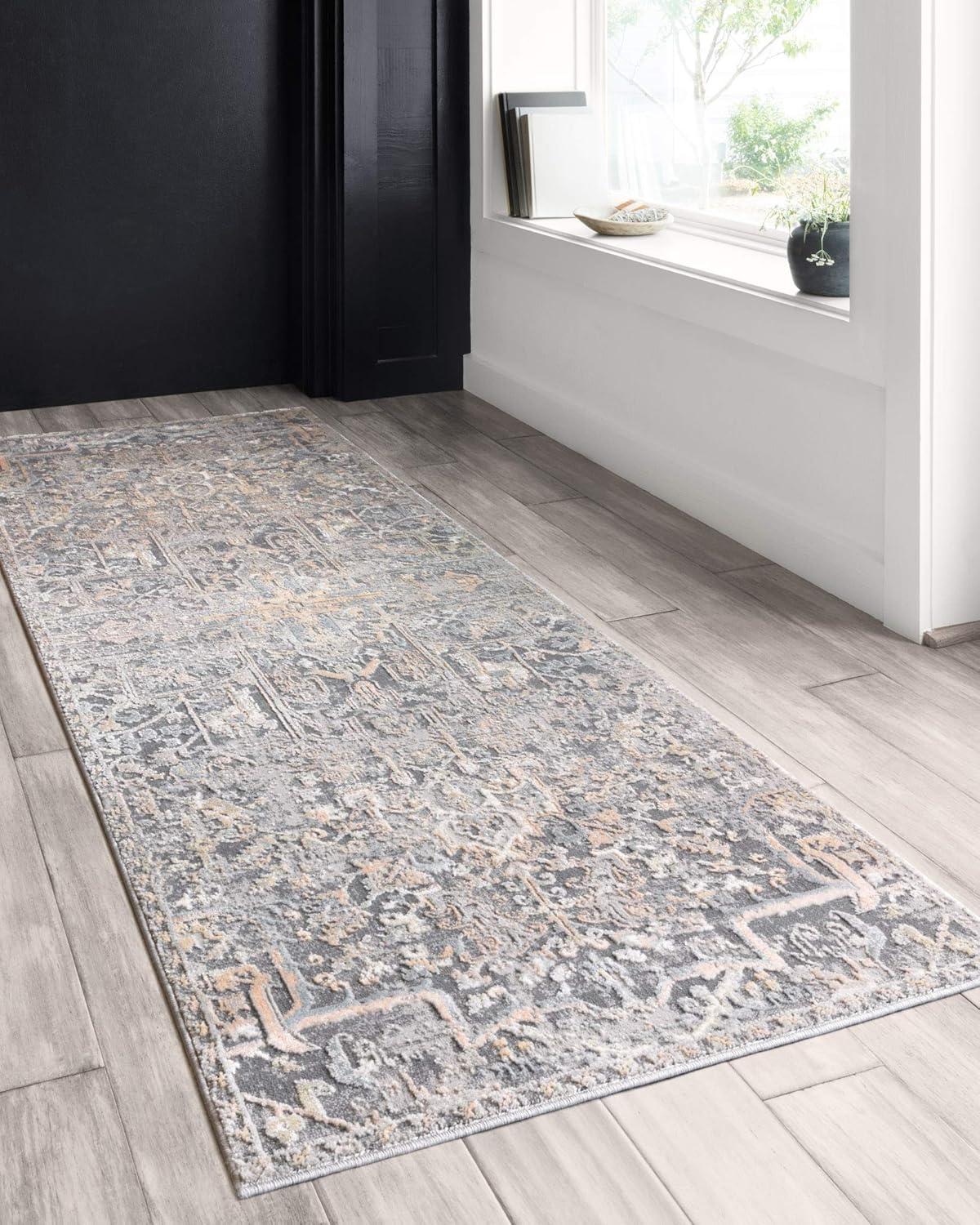 Loloi II Lucia Oriental Charcoal / Multi Area Rug