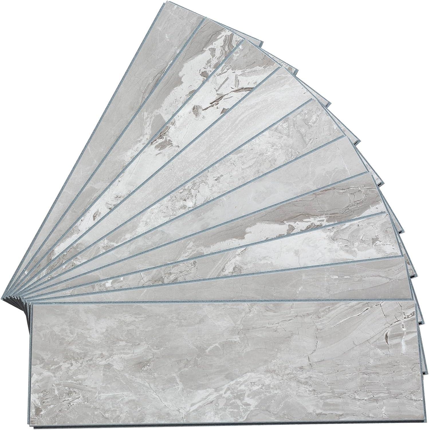 Palisade 22.8 in. x 7.31 in. Interlocking Vinyl Waterproof Wall/Backsplash Tiles