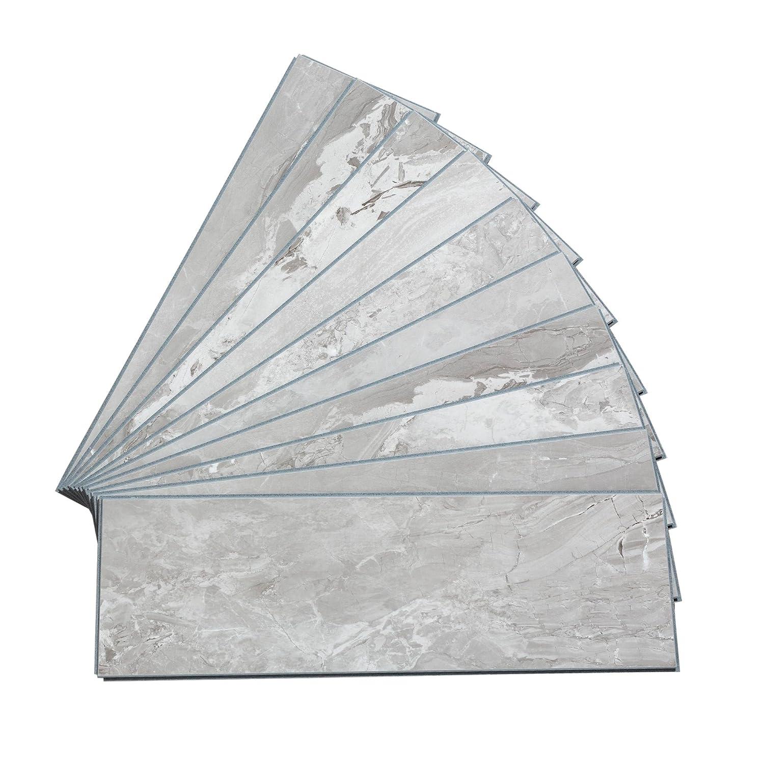 Palisade 22.8 in. x 7.31 in. Interlocking Vinyl Waterproof Wall/Backsplash Tiles