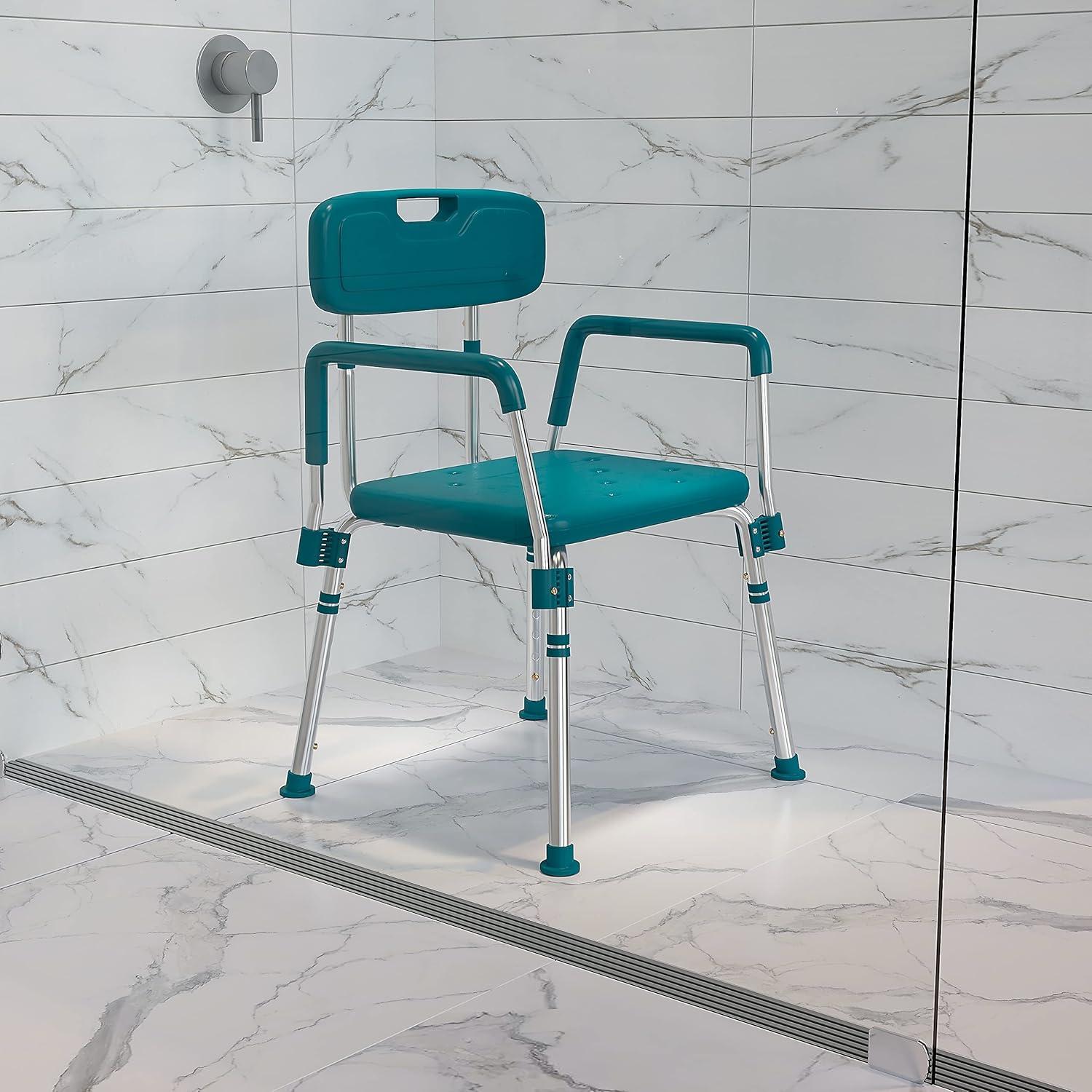 Jane Aluminum Height Adjustable Bath and Shower Chair
