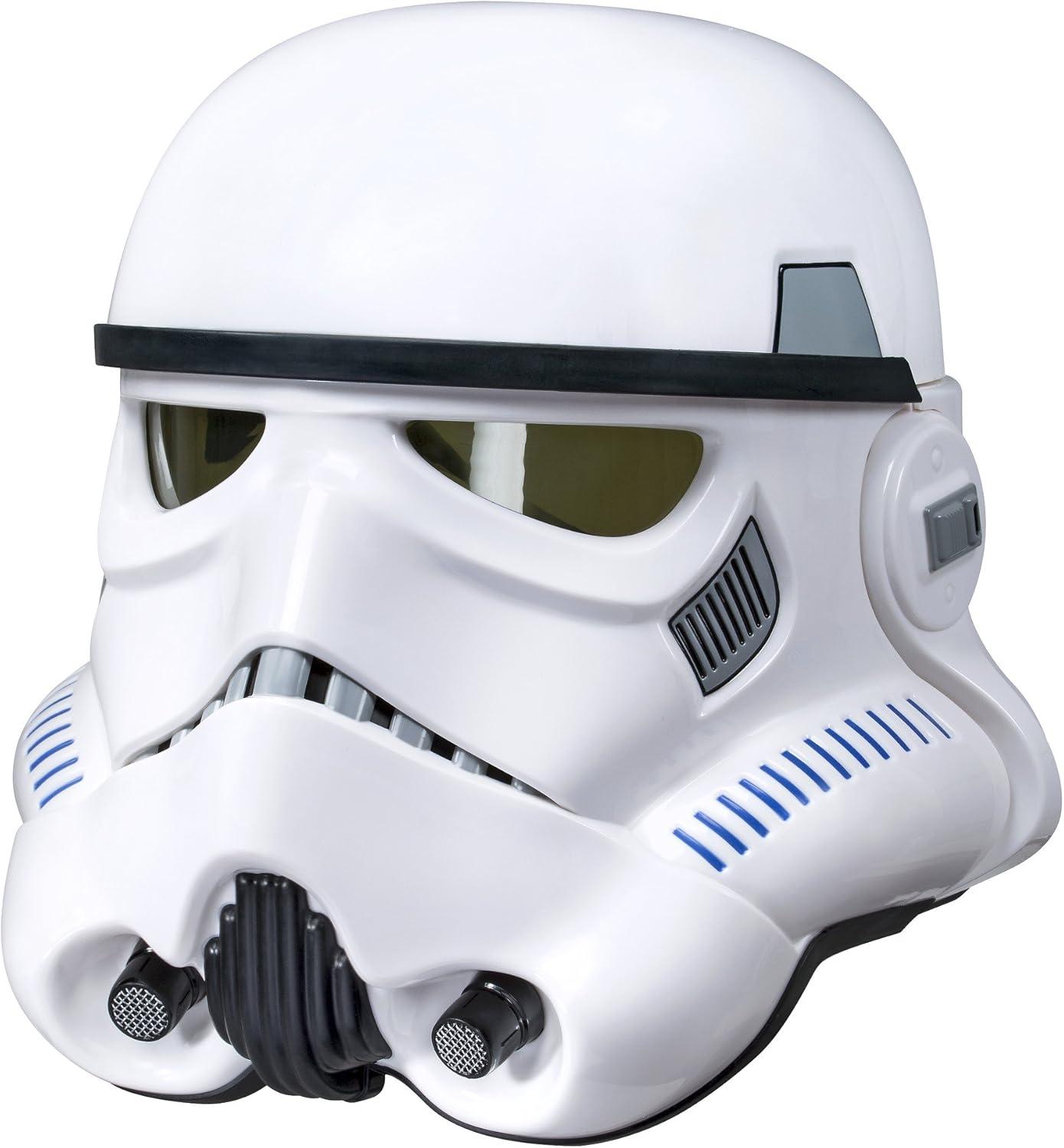 White Electronic Voice Changer Stormtrooper Helmet