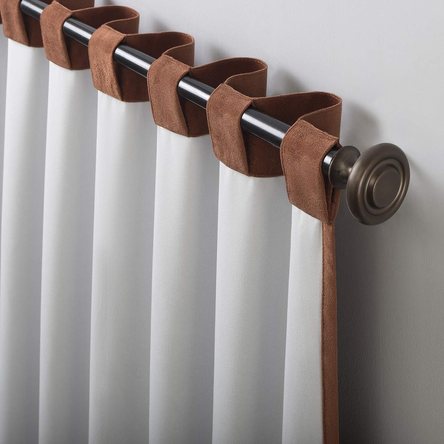 Sun Zero Velvet Noise Reducing Thermal Extreme 100% Blackout Back Tab Curtain Panel