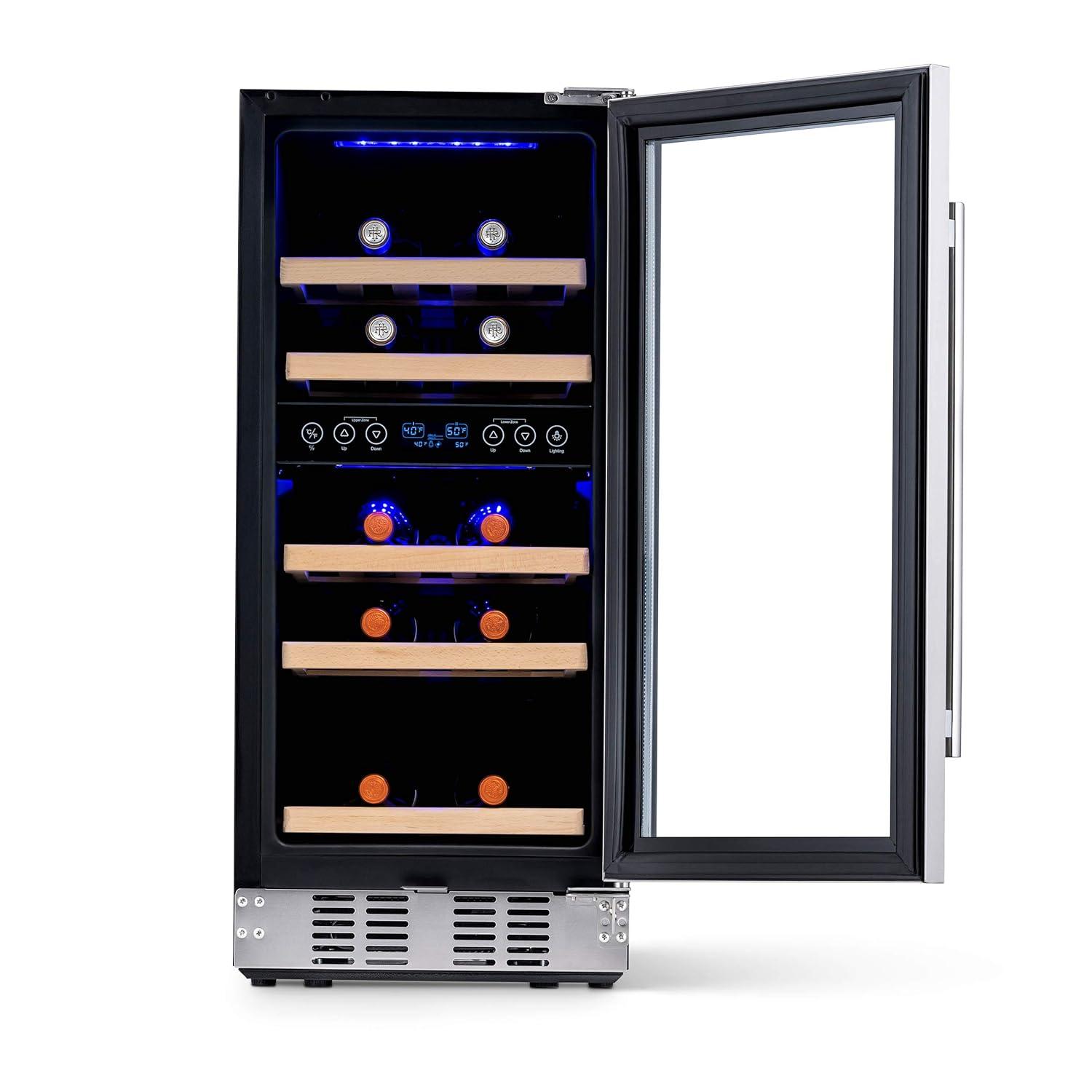 29 Bottle Dual Zone Built-In Wine Refrigerator