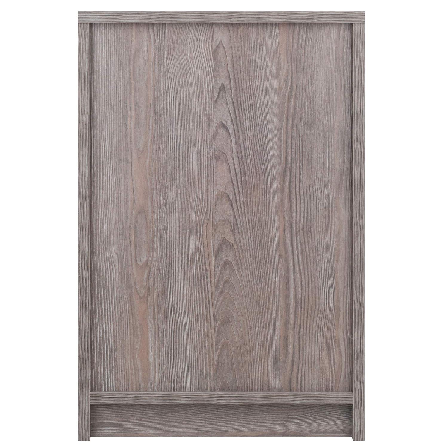 Ash Gray Transitional 1-Drawer Composite Wood Accent Table