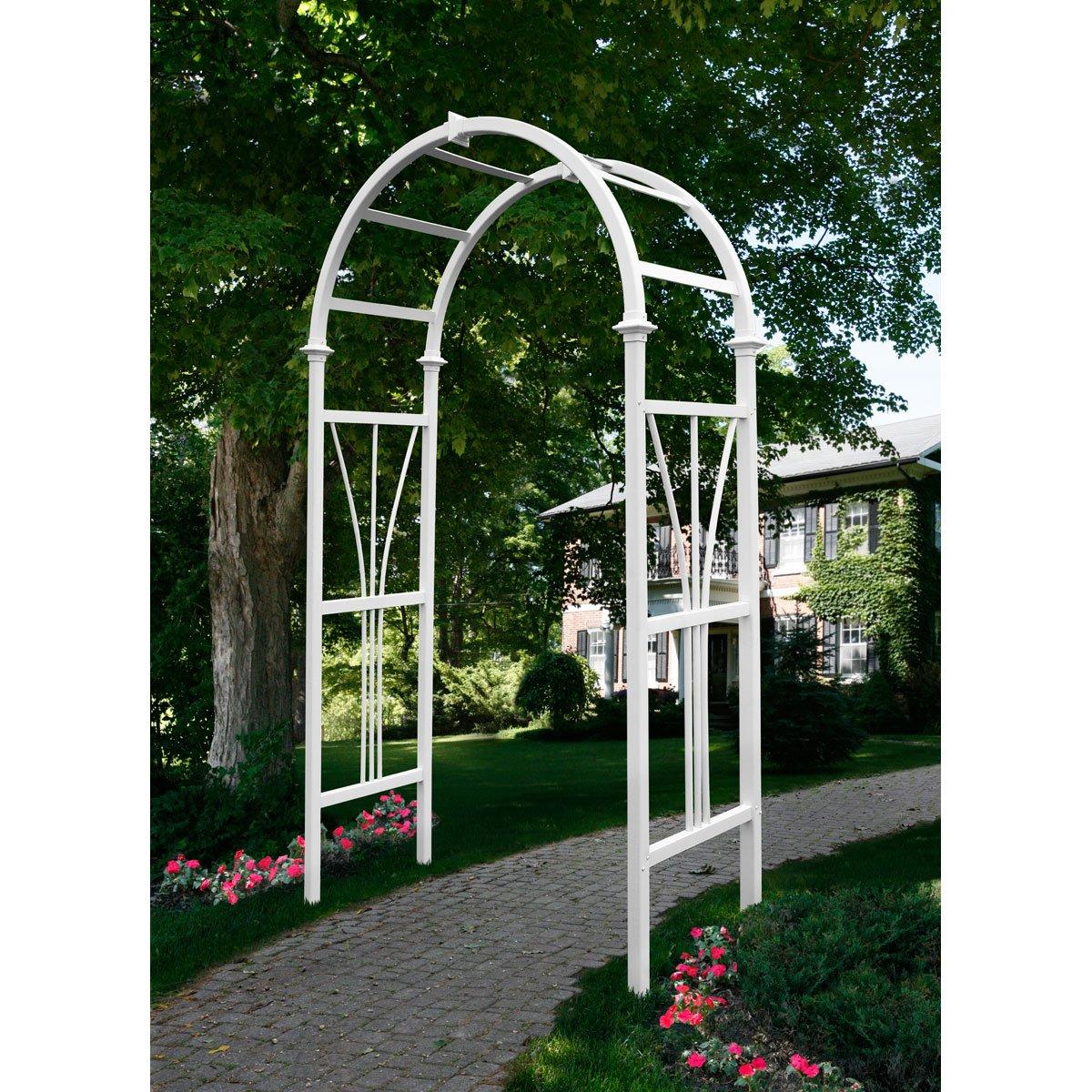 White Vinyl Arbor