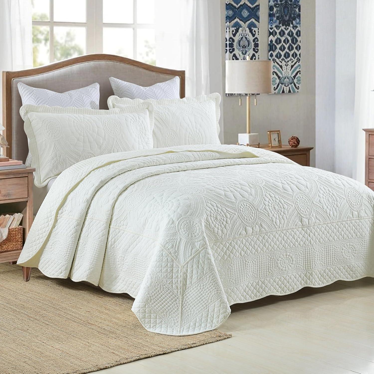 Tfshasta Cotton Twill Patchwork Quilt Set