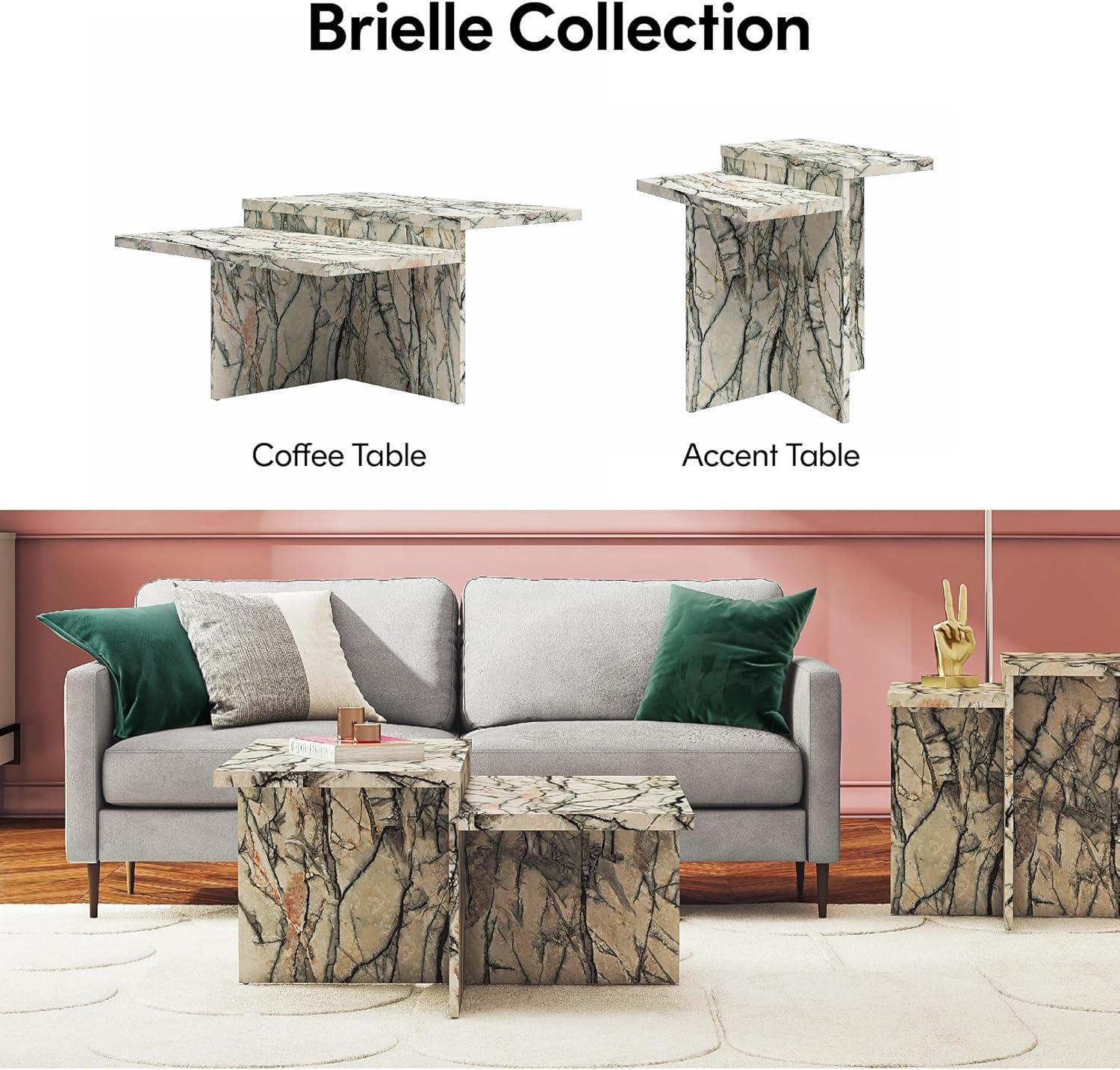 CosmoLiving by Cosmopolitan Brielle Two-Tiered Coffee Table