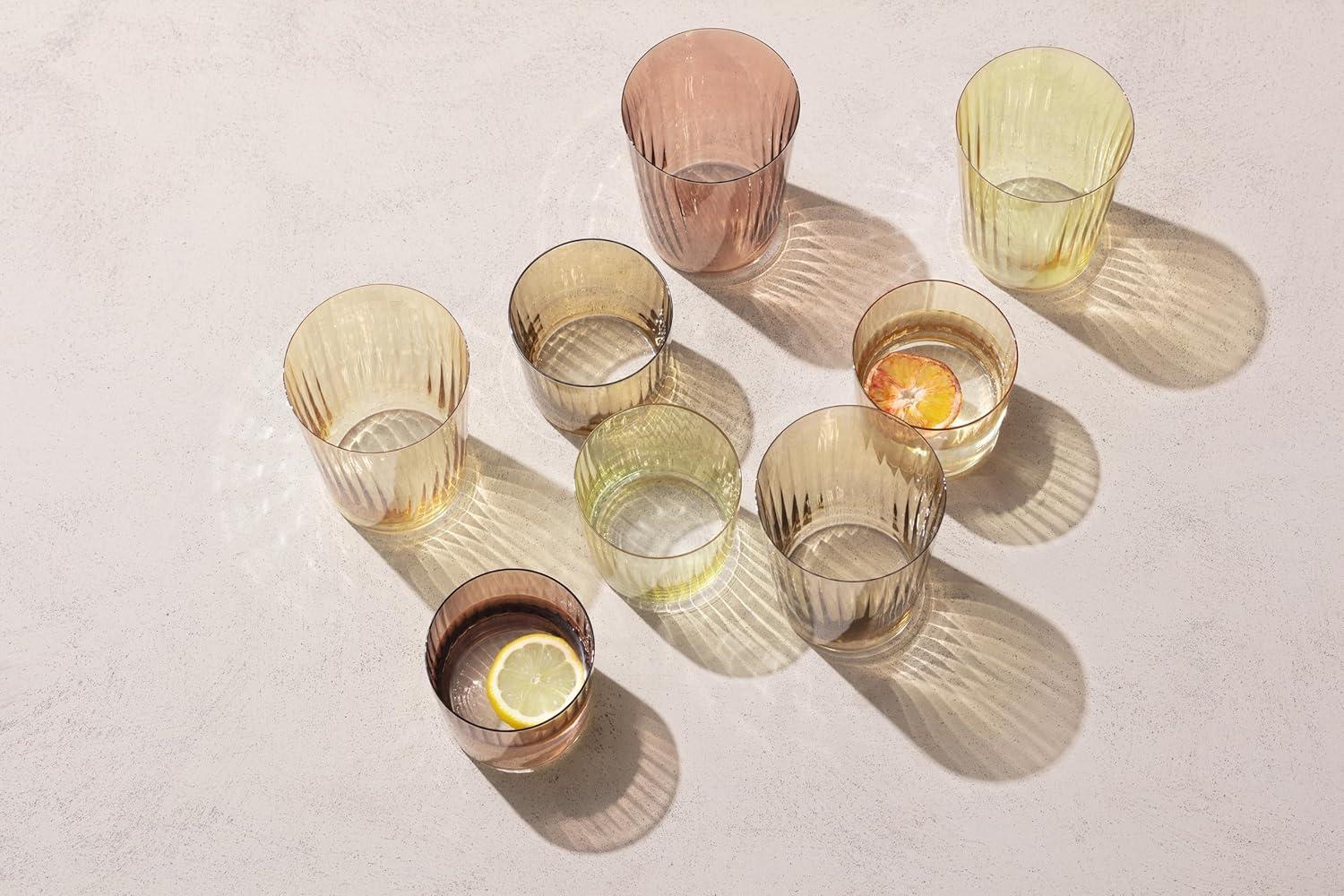 LSA International Gems Coloured Tumblers, 10.5 fl oz, Amber