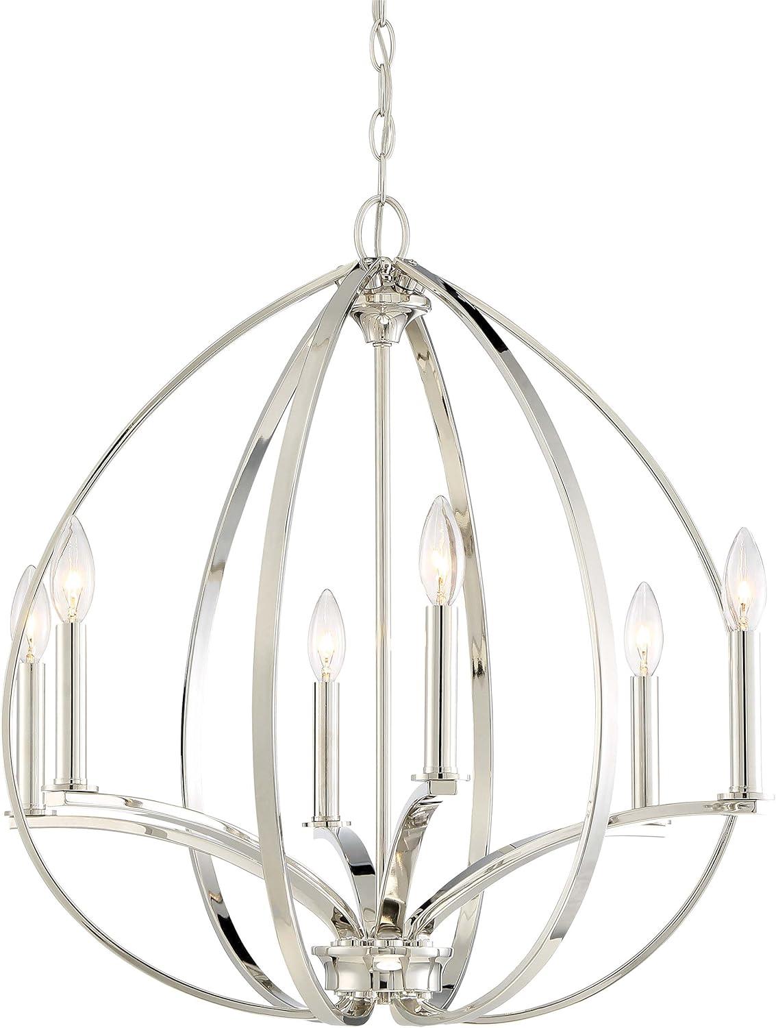 Minka Lavery Tilbury 6 - Light Dimmable Globe Chandelier