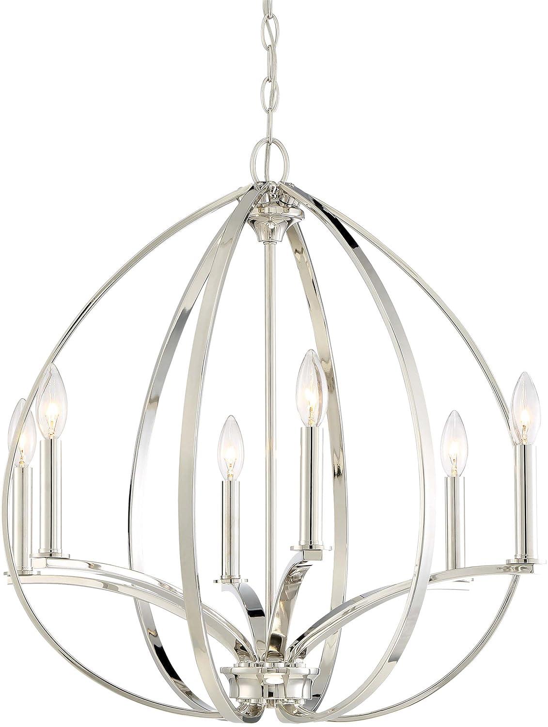 Minka Lavery Tilbury 6 - Light Dimmable Globe Chandelier