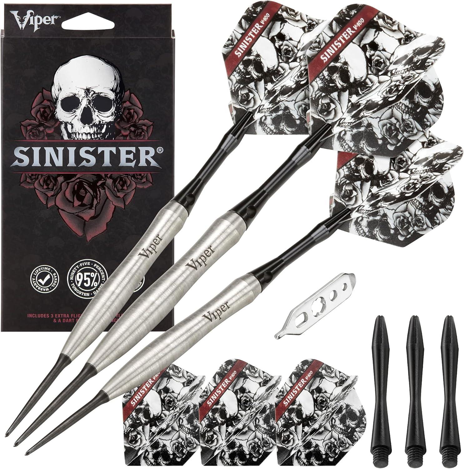 Viper Sinister 95% Tungsten Steel Tip Darts 24 Grams