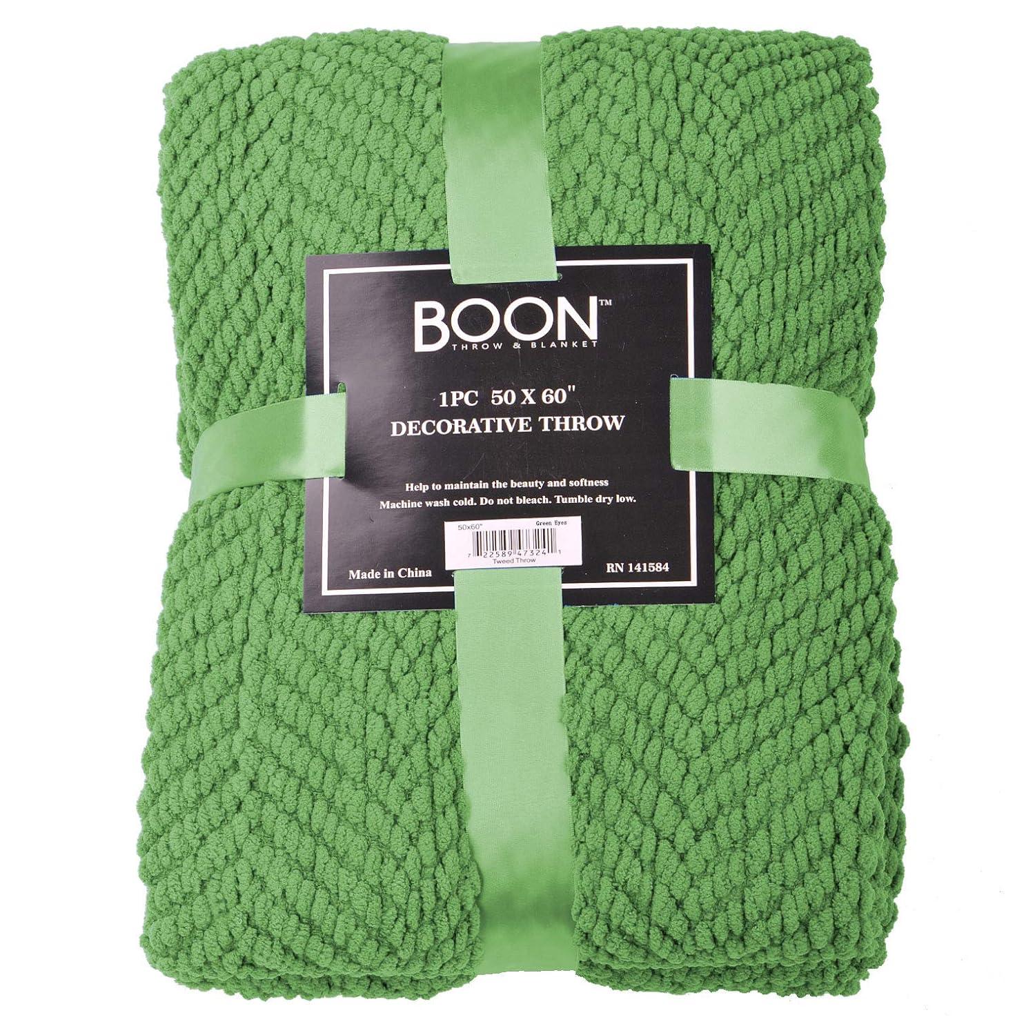 Home Soft Things Tweed Knitted Throw Blanket
