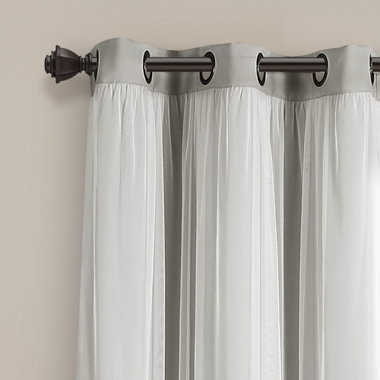 Polyester Blackout Curtain Pair