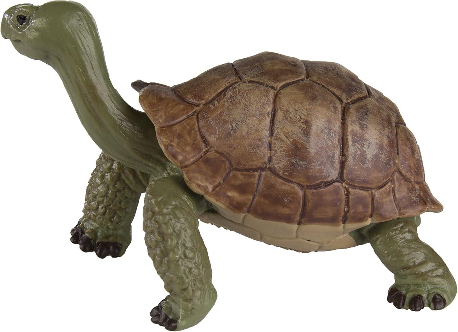 Safari Ltd. Giant Tortoise Figurine - Lifelike 3" Figure - Educational Toy for Boys, Girls, and Kids Ages 3+