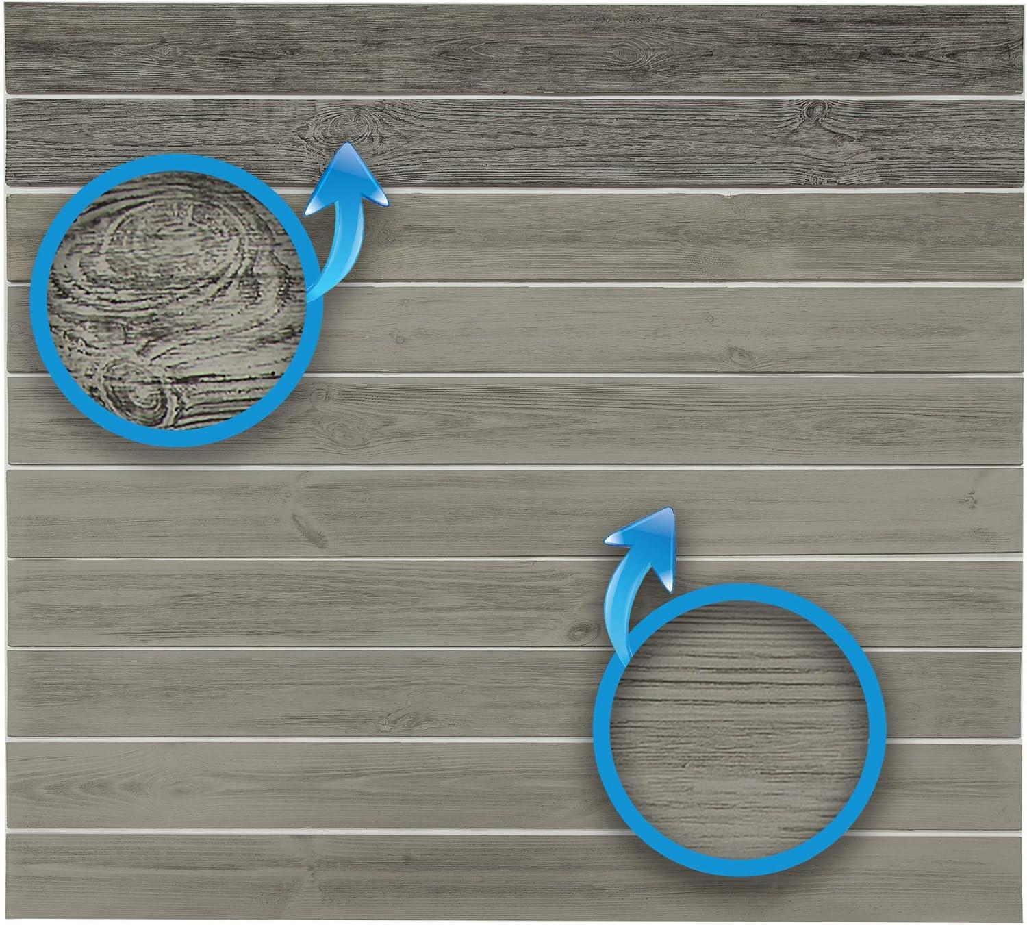 Rustic Grove Wood Planks (Mixed Gray-Dark)