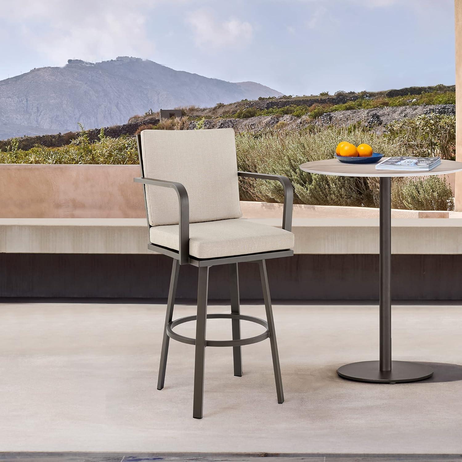 Armen Living Don 30 in. Outdoor Bar Stool