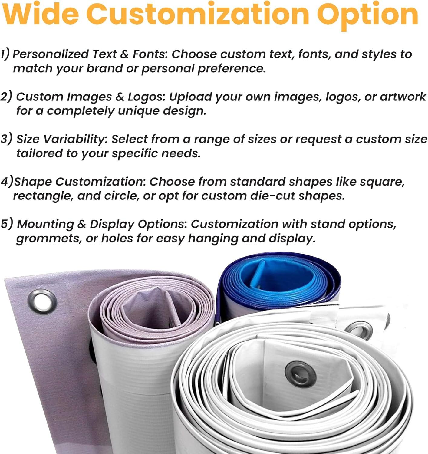 Custom Banner & Signs – Personalized Vinyl Banner for Outdoor Events, Birthdays, Welcome Home, Business, Grand Openings & Celebrations – Durable, Customizable Banners for All Occasions