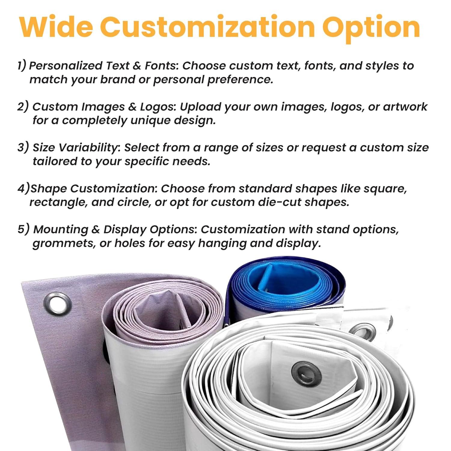 Custom Banner & Signs – Personalized Vinyl Banner for Outdoor Events, Birthdays, Welcome Home, Business, Grand Openings & Celebrations – Durable, Customizable Banners for All Occasions