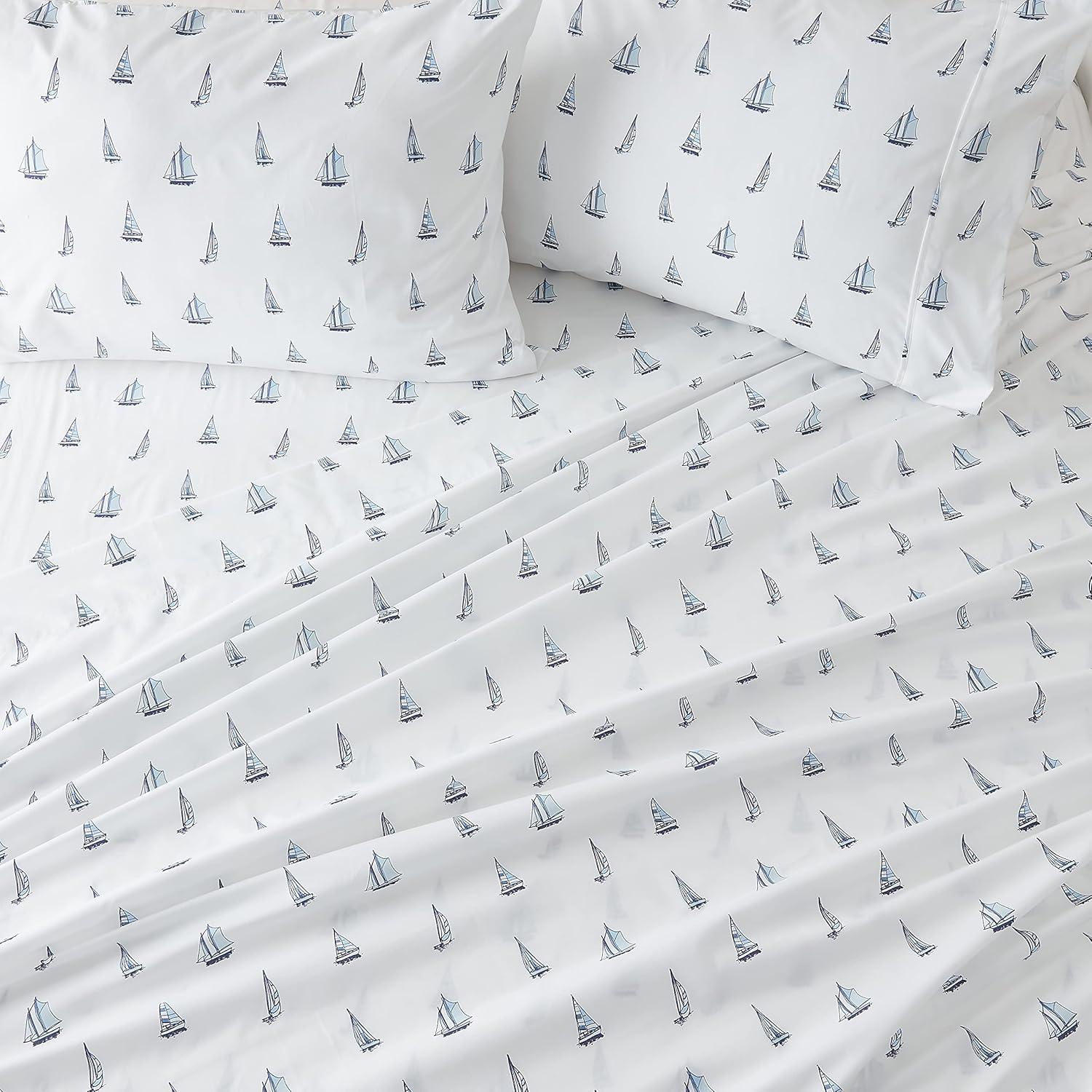 Ultra Soft Nautical Theme Microfiber Sheet Set