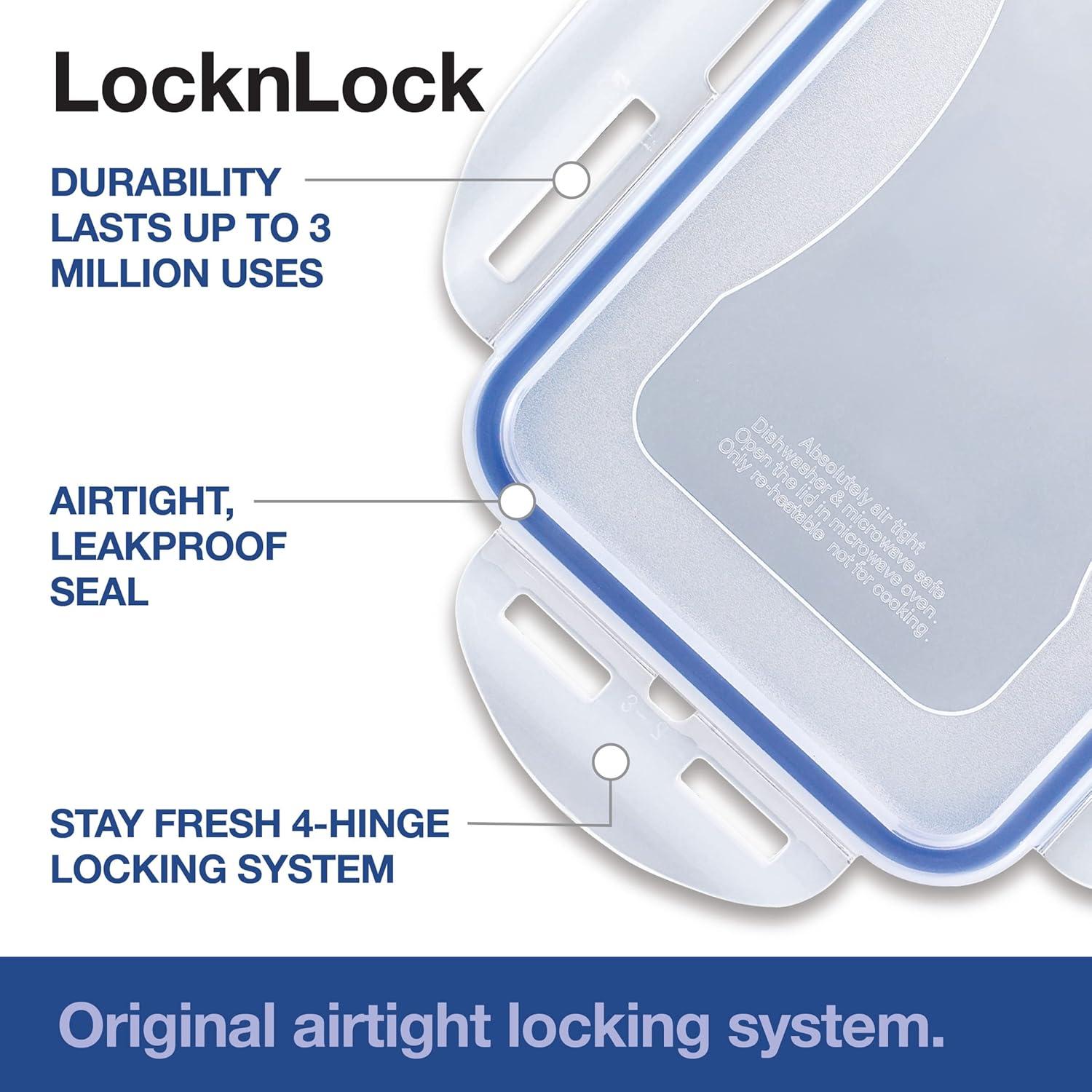 LocknLock Food Storage - Set of 5 Containers and 5 Lids