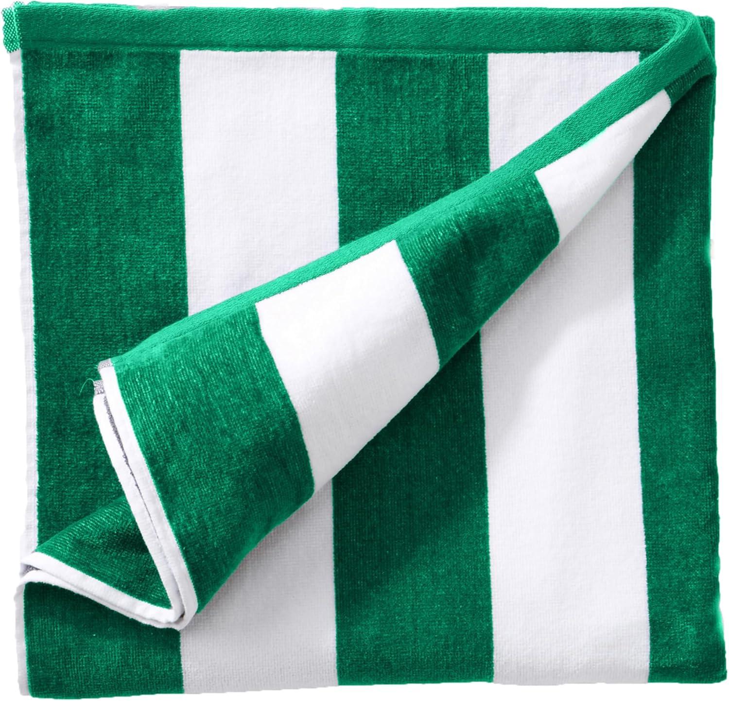 100% Cotton Absorbent & Quick-Dry Cabana Beach Towels
