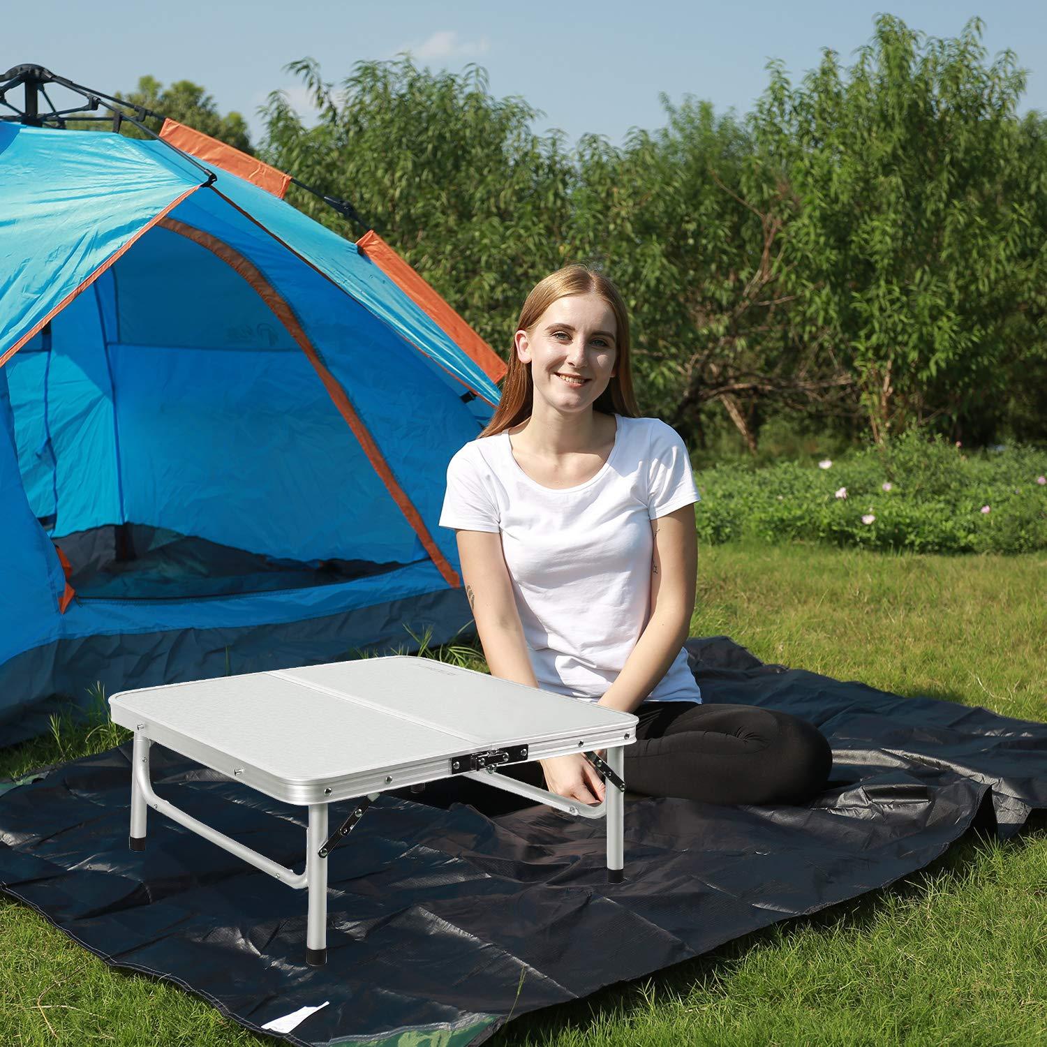 REDCAMP Square Outdoor Folding Camping Table