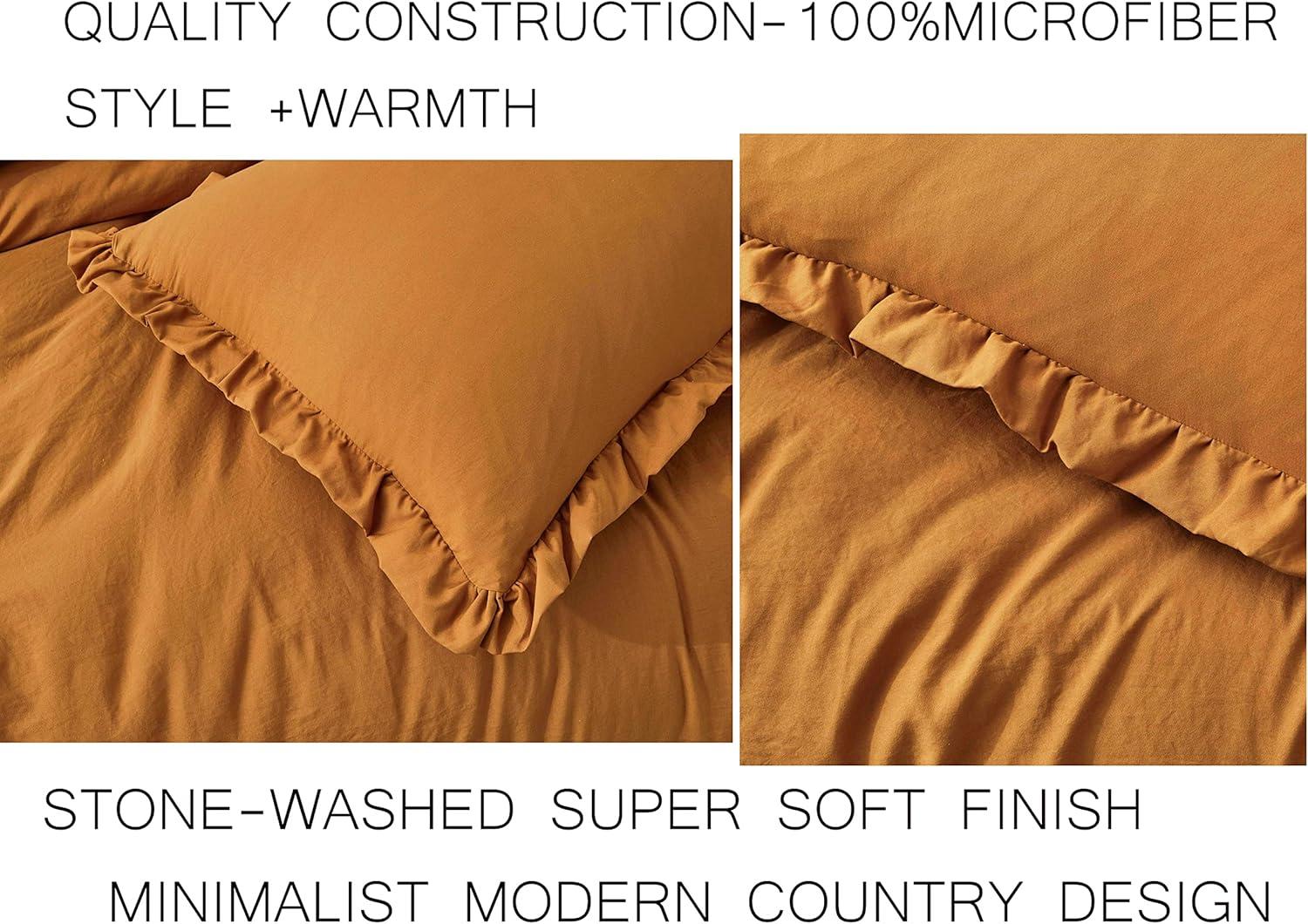 Nora Ruffled Microfiber Comforter Set