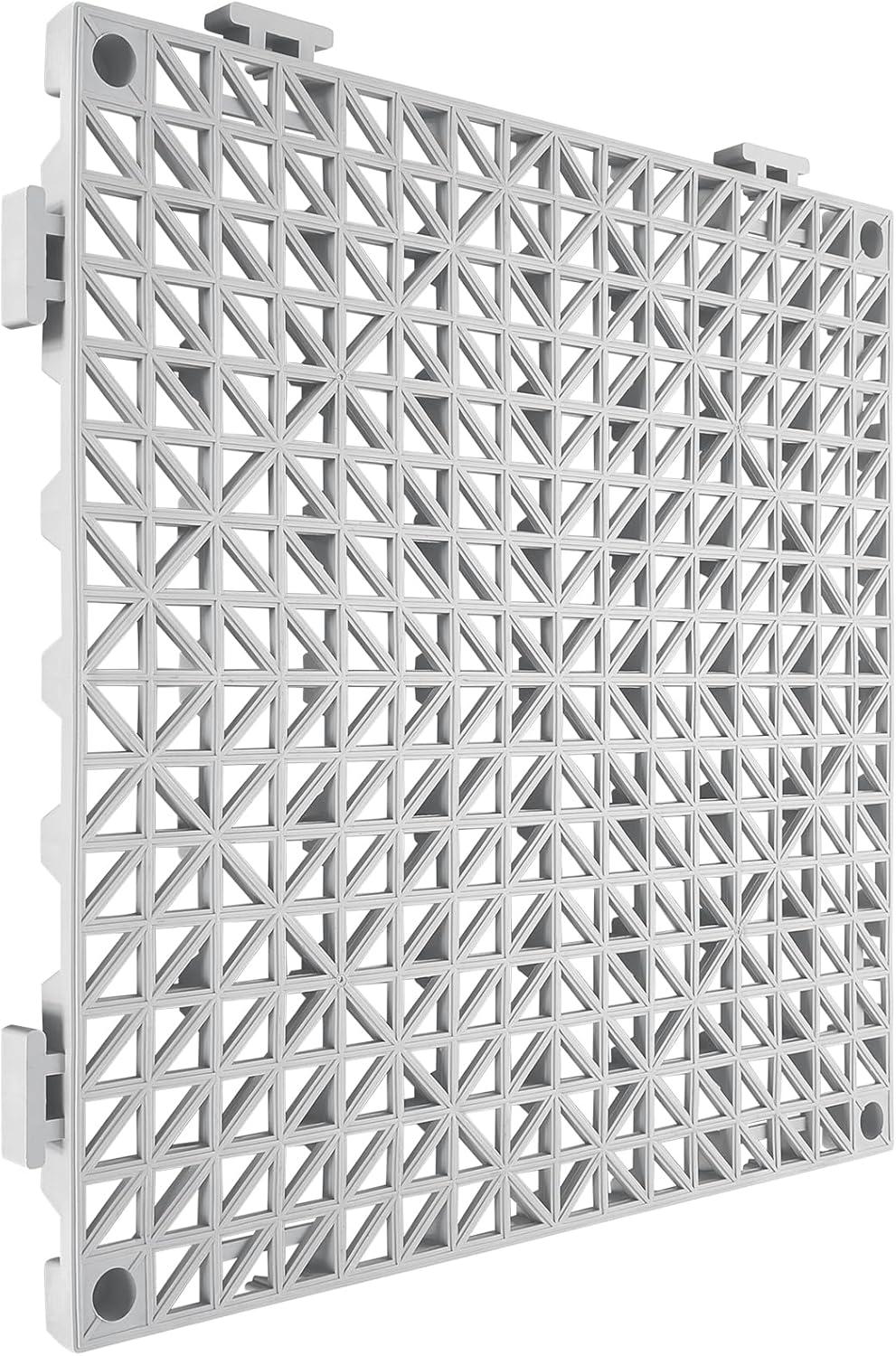 VEVOR VEVOR 12" X 12" Drainage Mats In Different Colors VEVOR 12 W x 12 L Outdoor Deck Tiles (Set of 50)