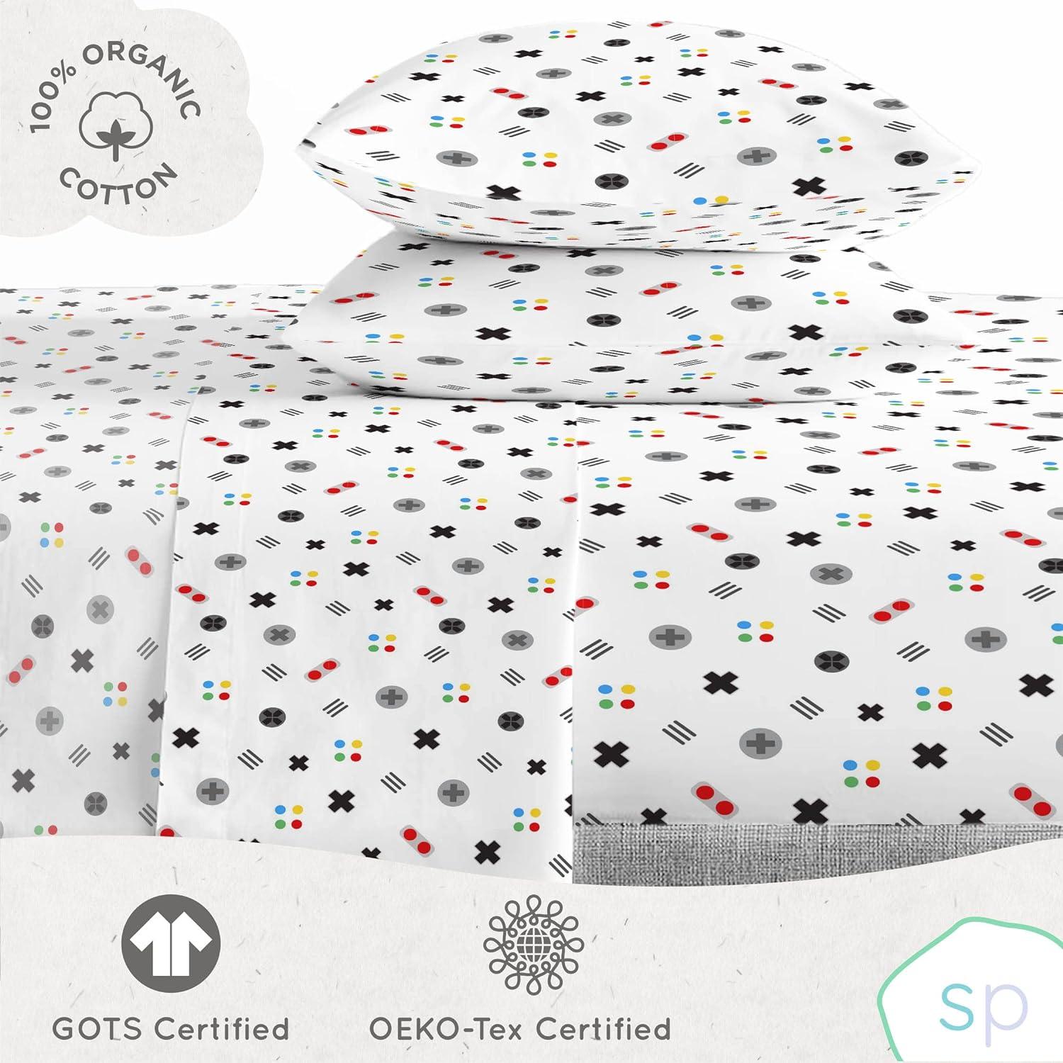 Saturday Park Gamer 100% Organic Cotton Bed Set