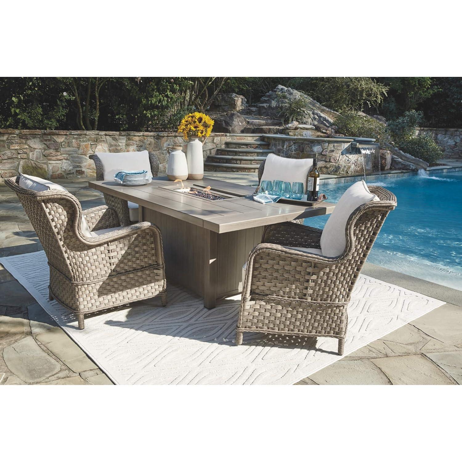 Clear Ridge Lounge Chair with Cushion (Set of 2)