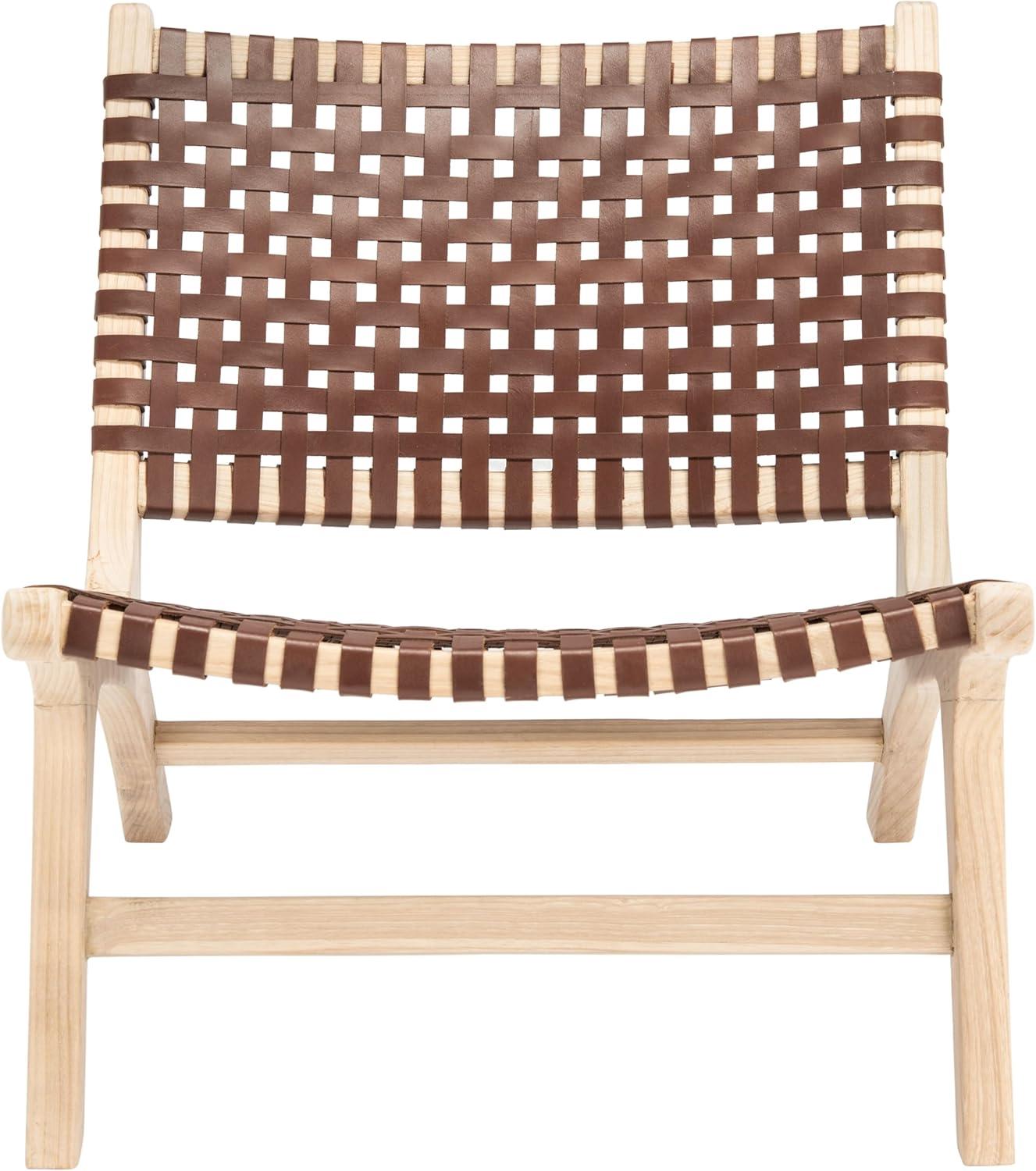 Luna Accent Chair - ACH1002 - Cognac/Natural - Safavieh