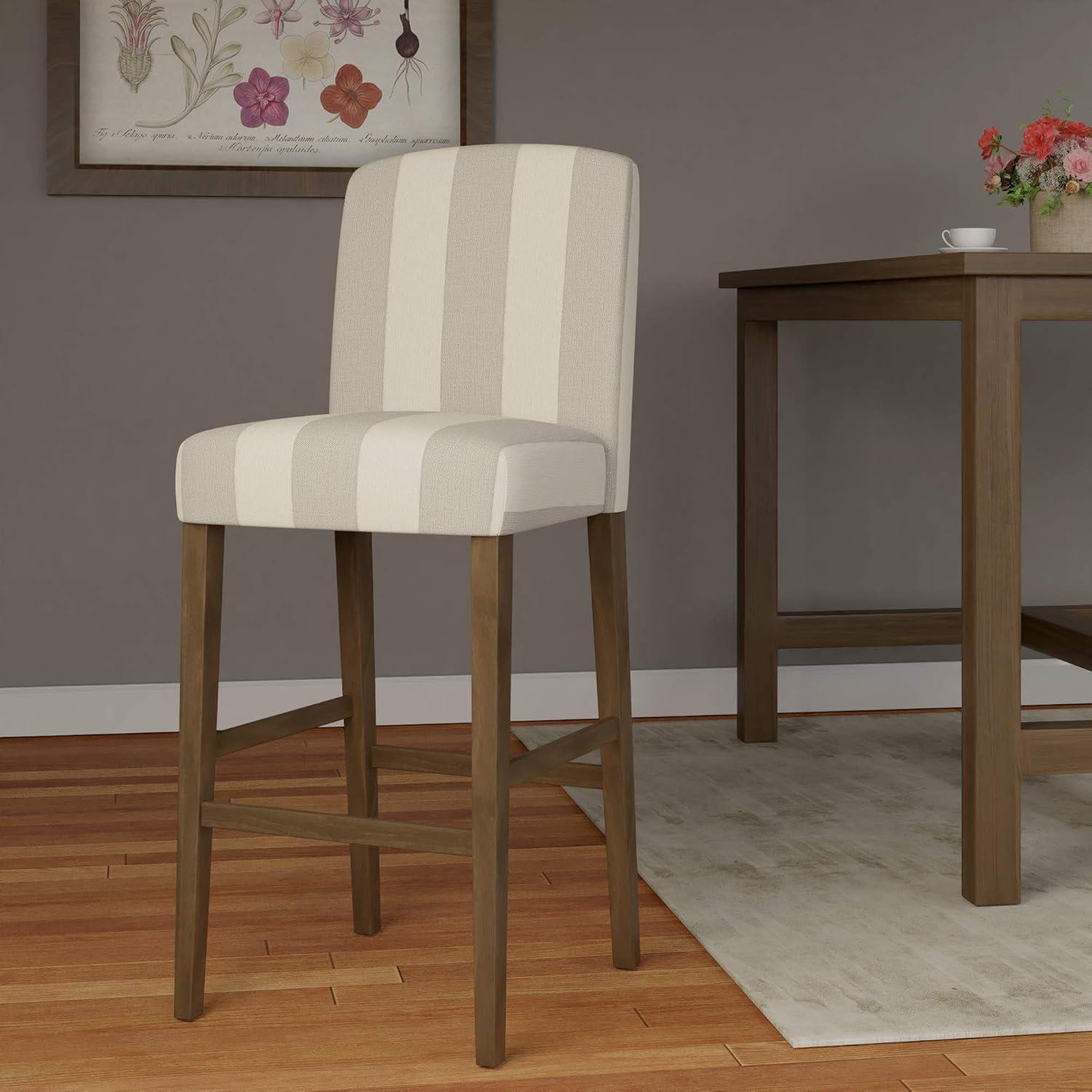 24" Curved Top Counter Height Barstool - HomePop